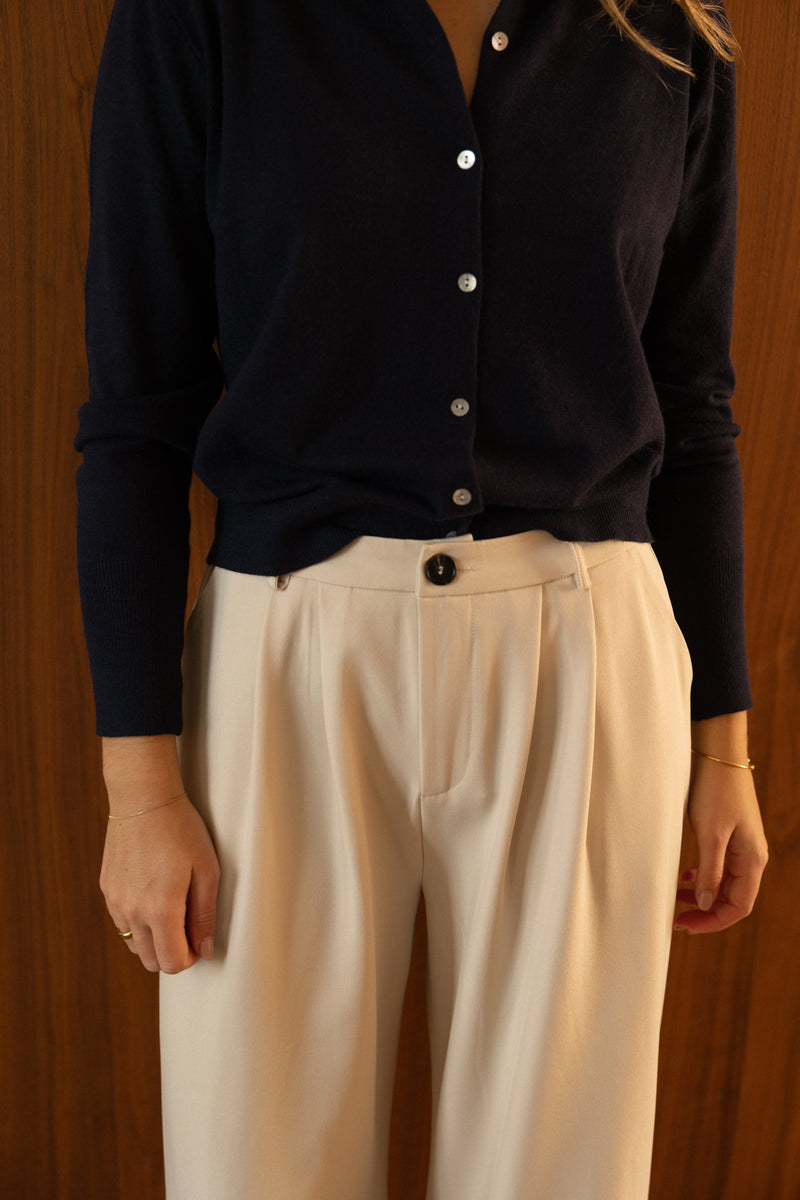 LOOSE FIT PANTALON BEIGE