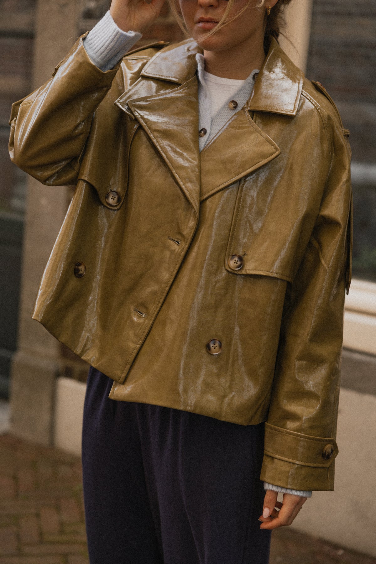 STELLA JACKET OLIVE GREEN