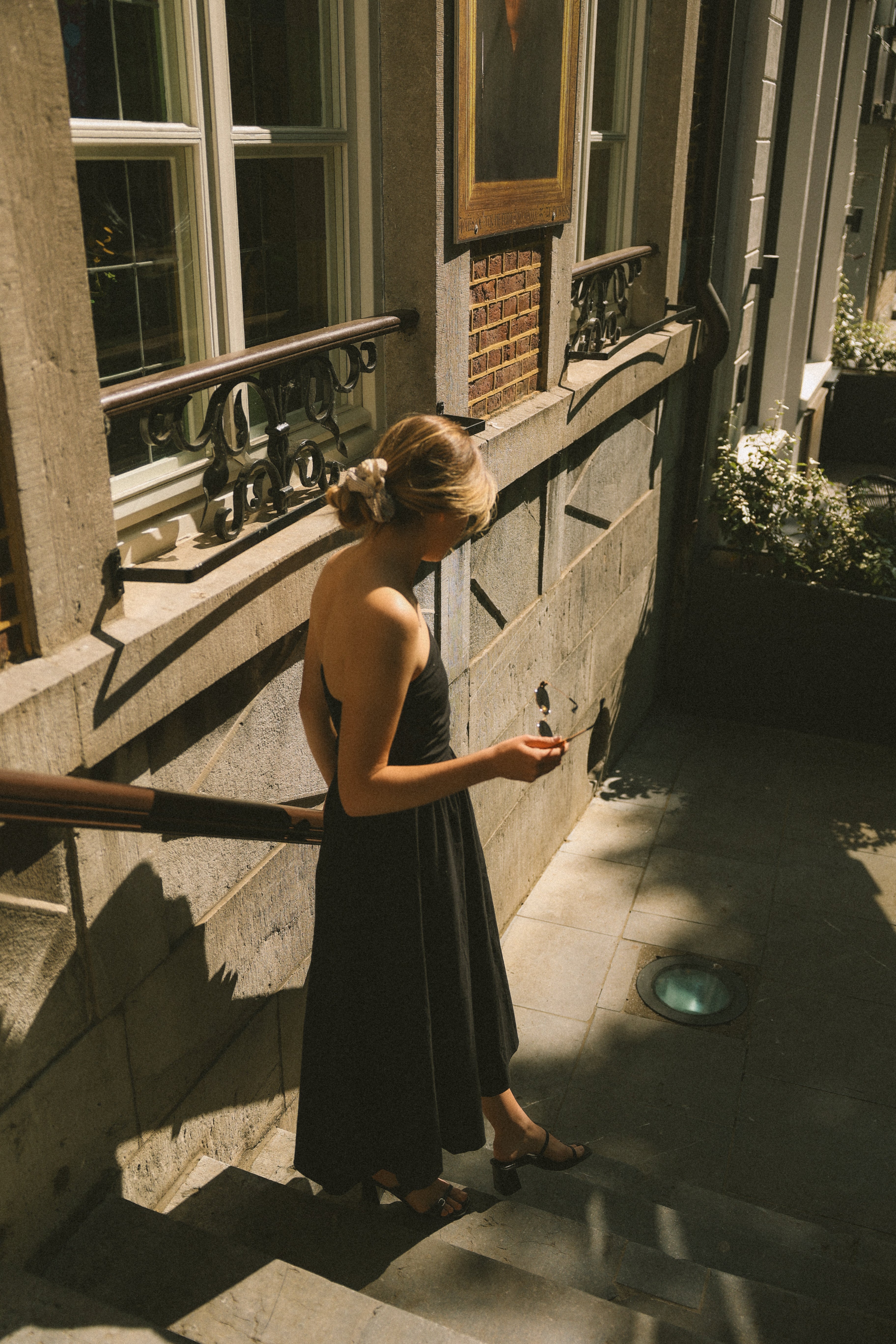 STRAPLESS MAXI DRESS BLACK