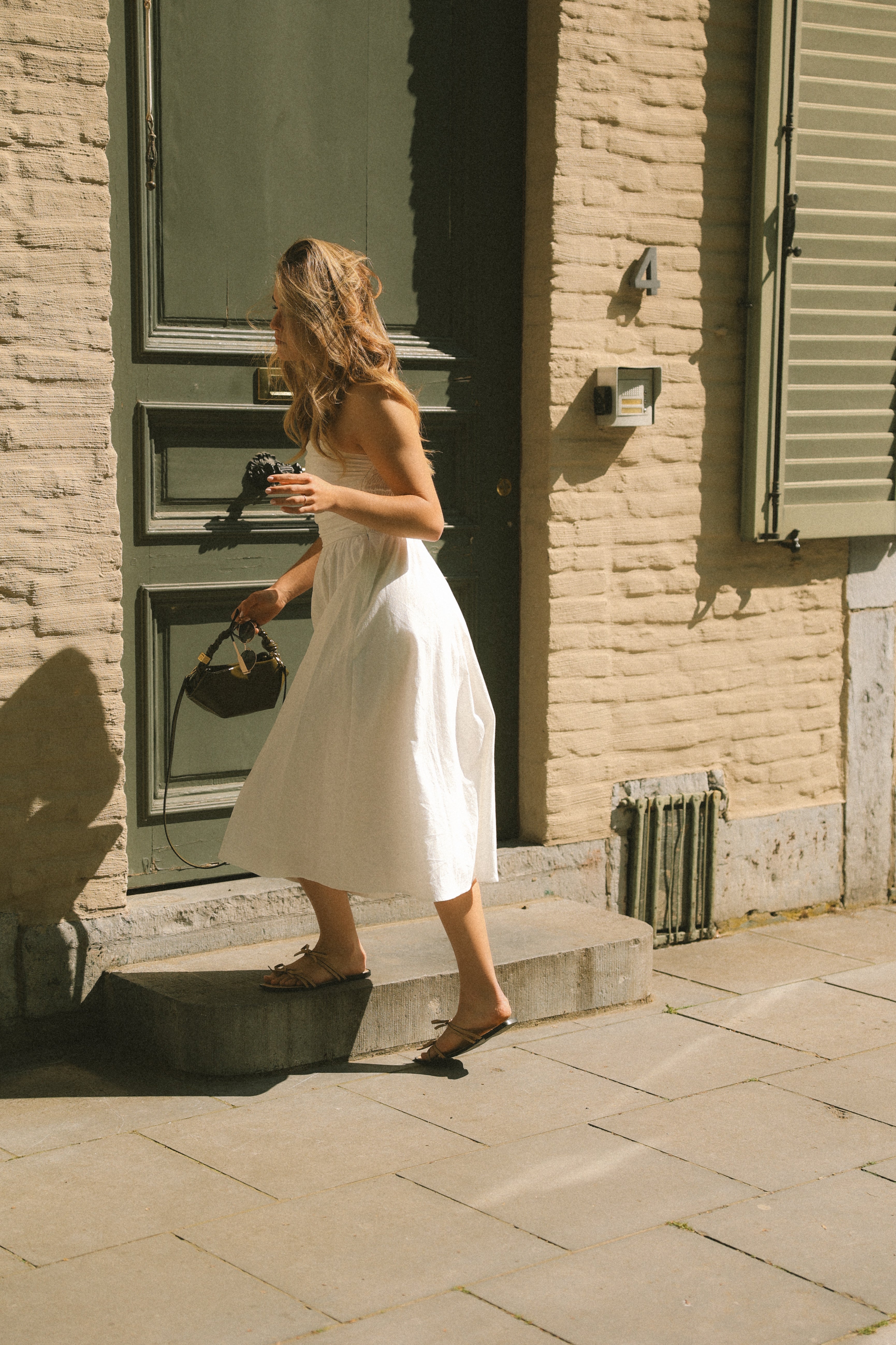 STRAPLESS MAXI DRESS WHITE