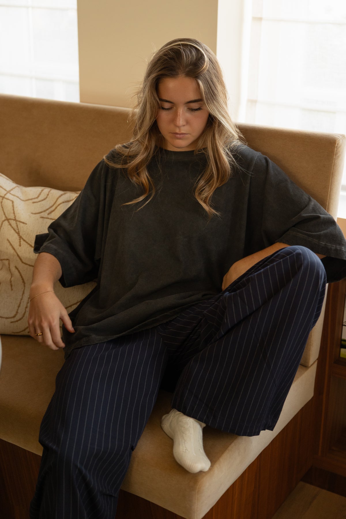 OVERSIZED TEE VINTAGE WASHED BLACK