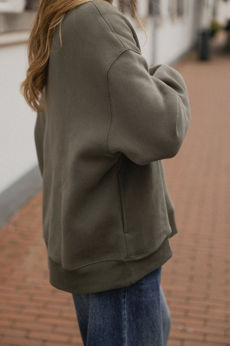 OVERSIZED KATE SWEATER KAKI