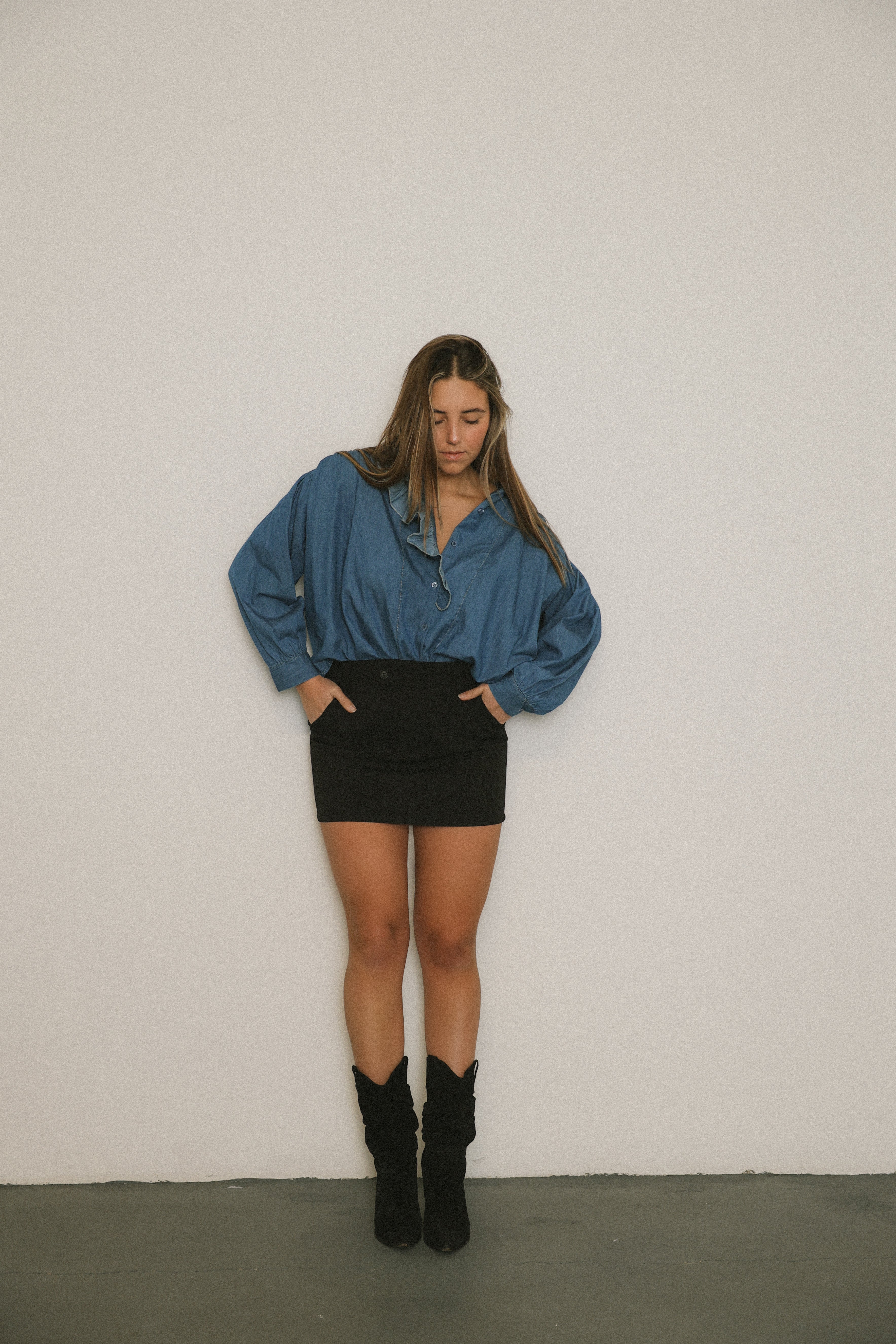 MINI SKIRT BLACK