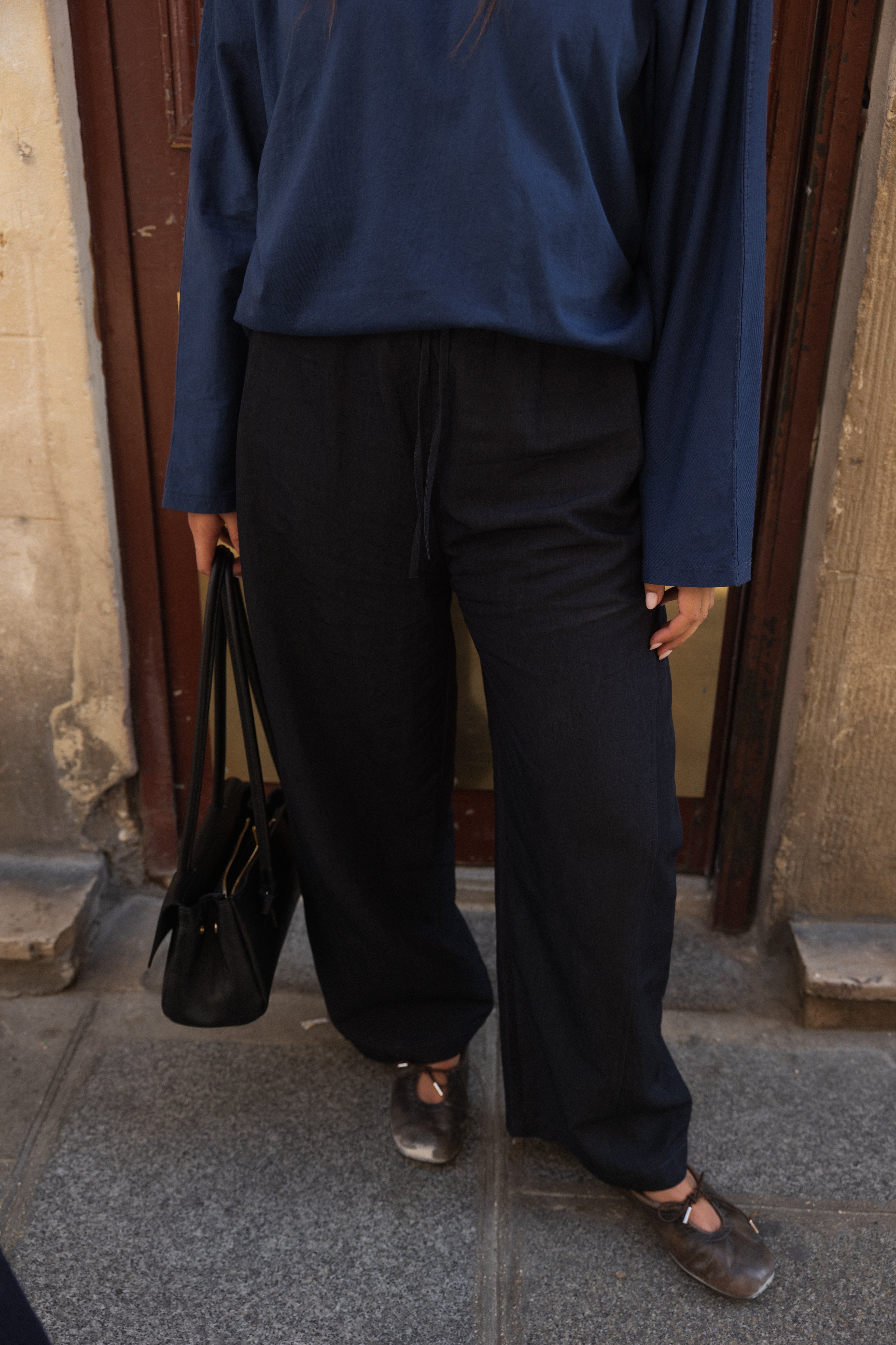AUDREY BALLOON PANTS NAVY