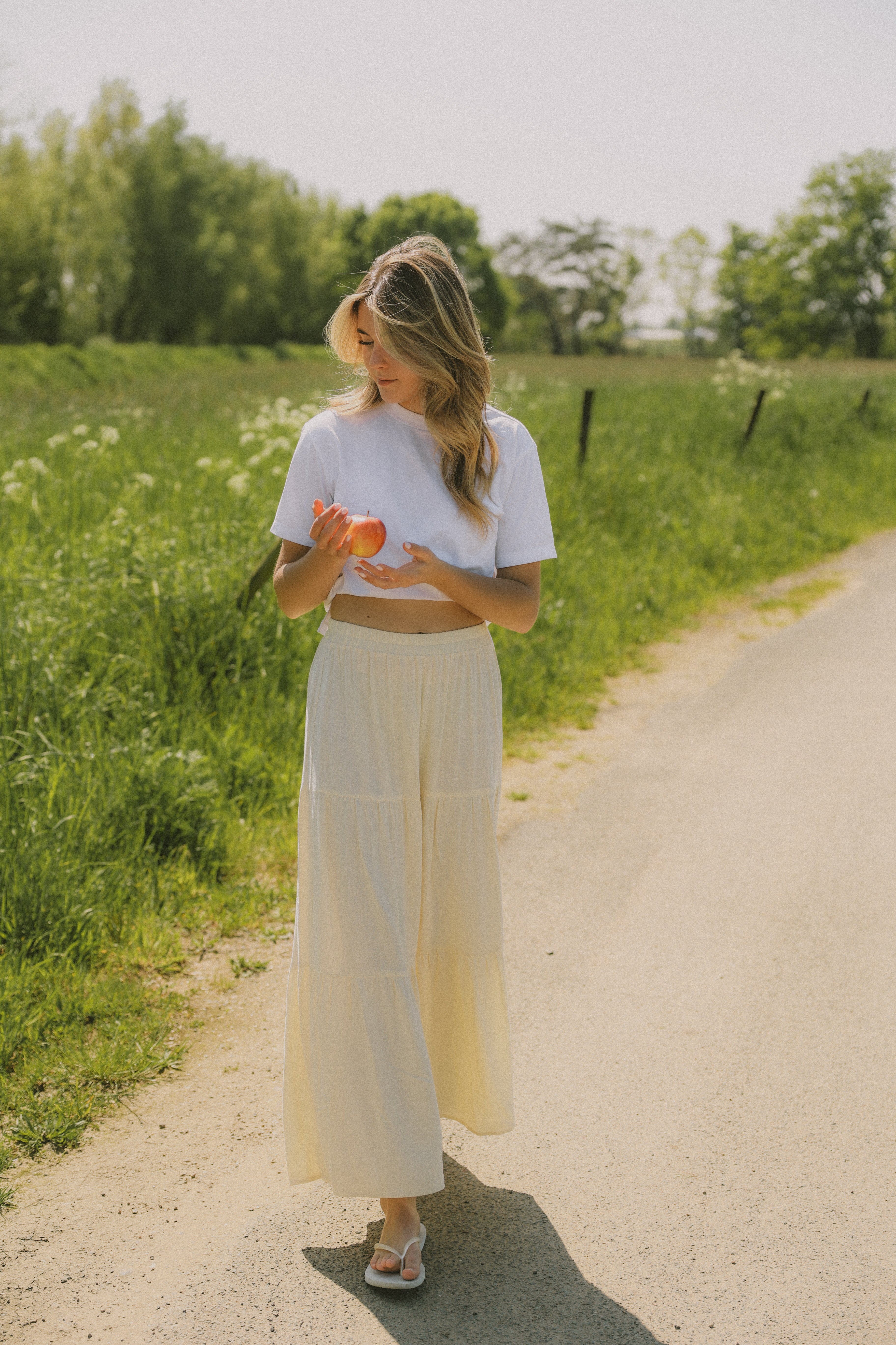 LINNEN MAXI SKIRT BUTTER YELLOW