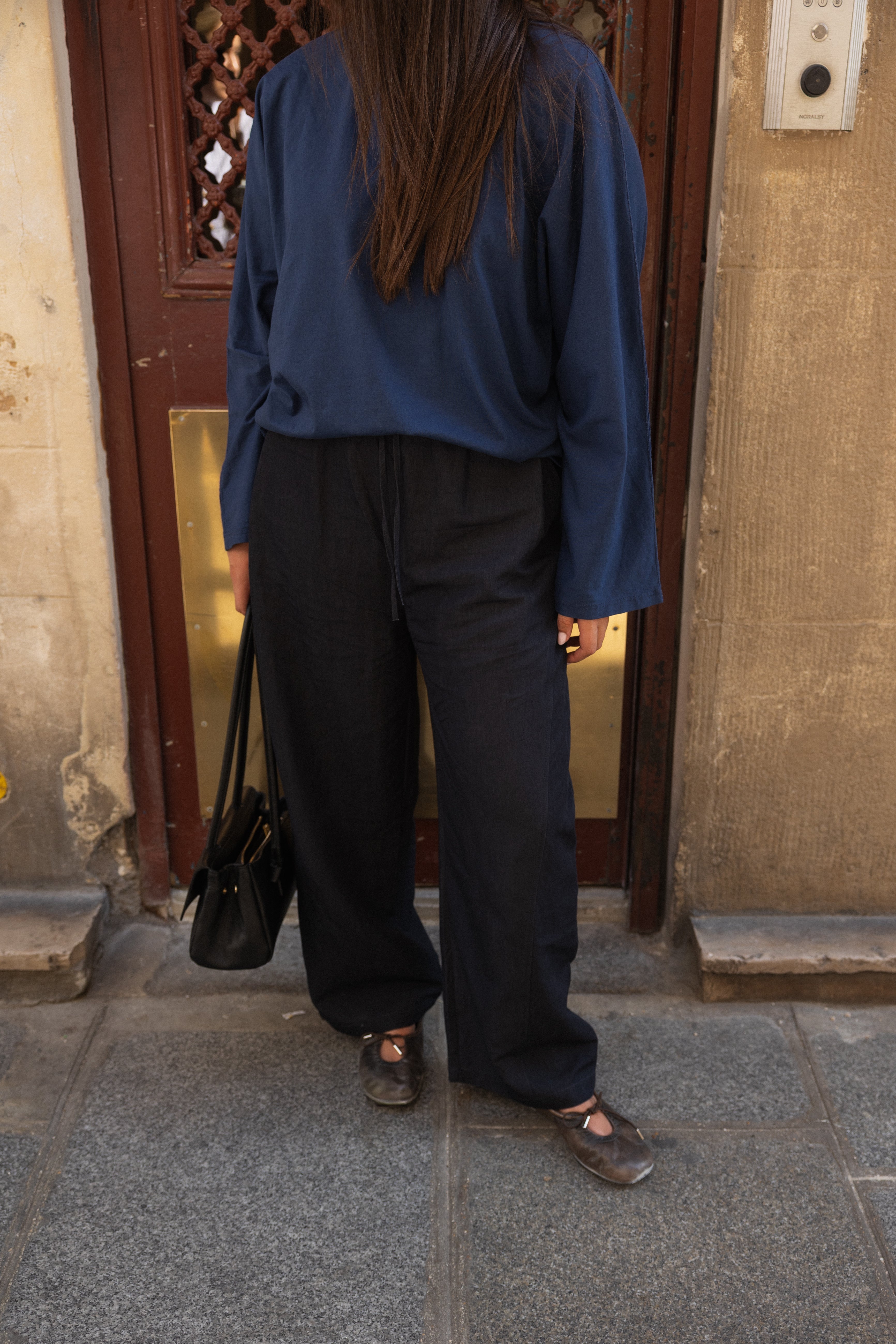 AUDREY BALLOON PANTS NAVY