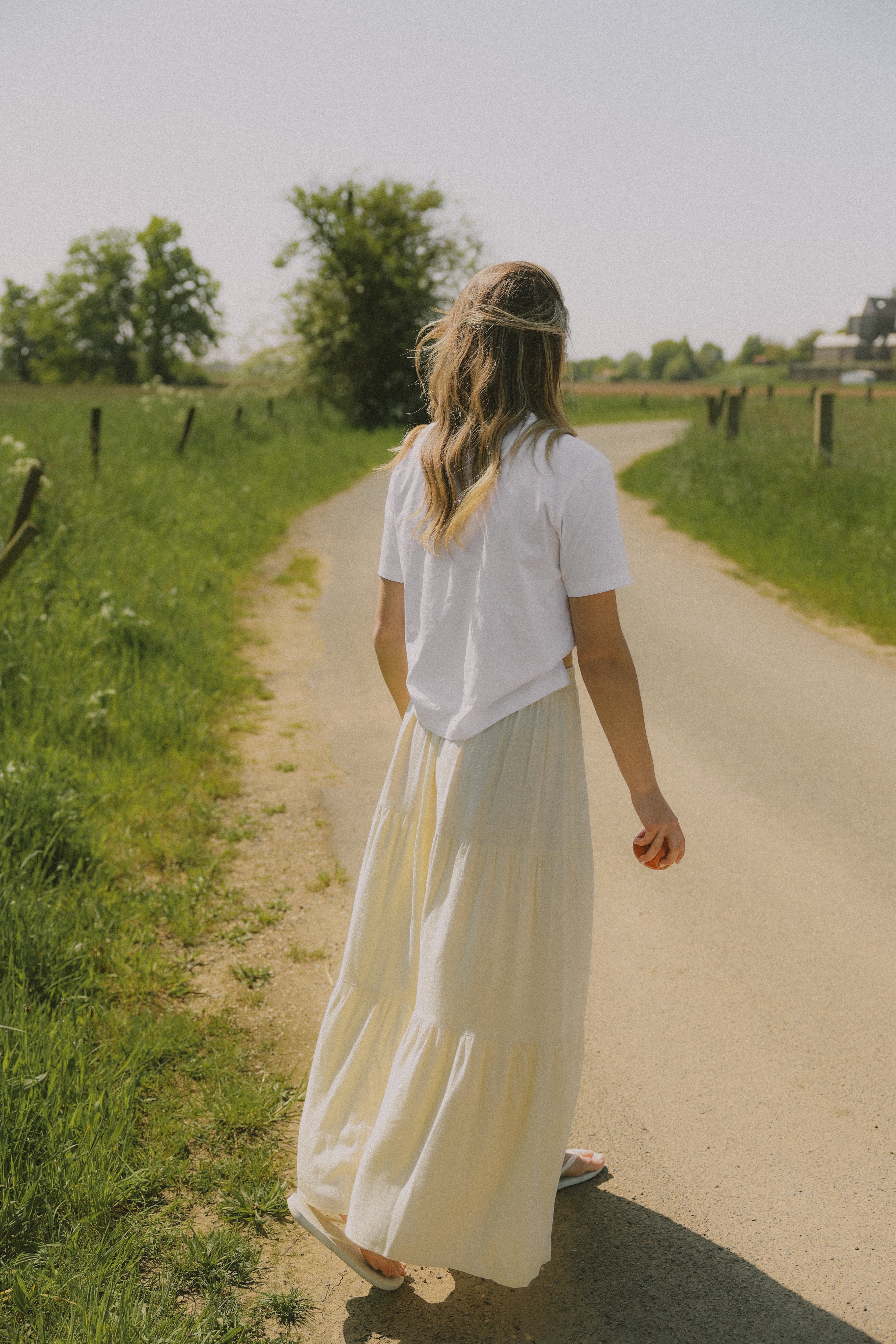 LINNEN MAXI SKIRT BUTTER YELLOW