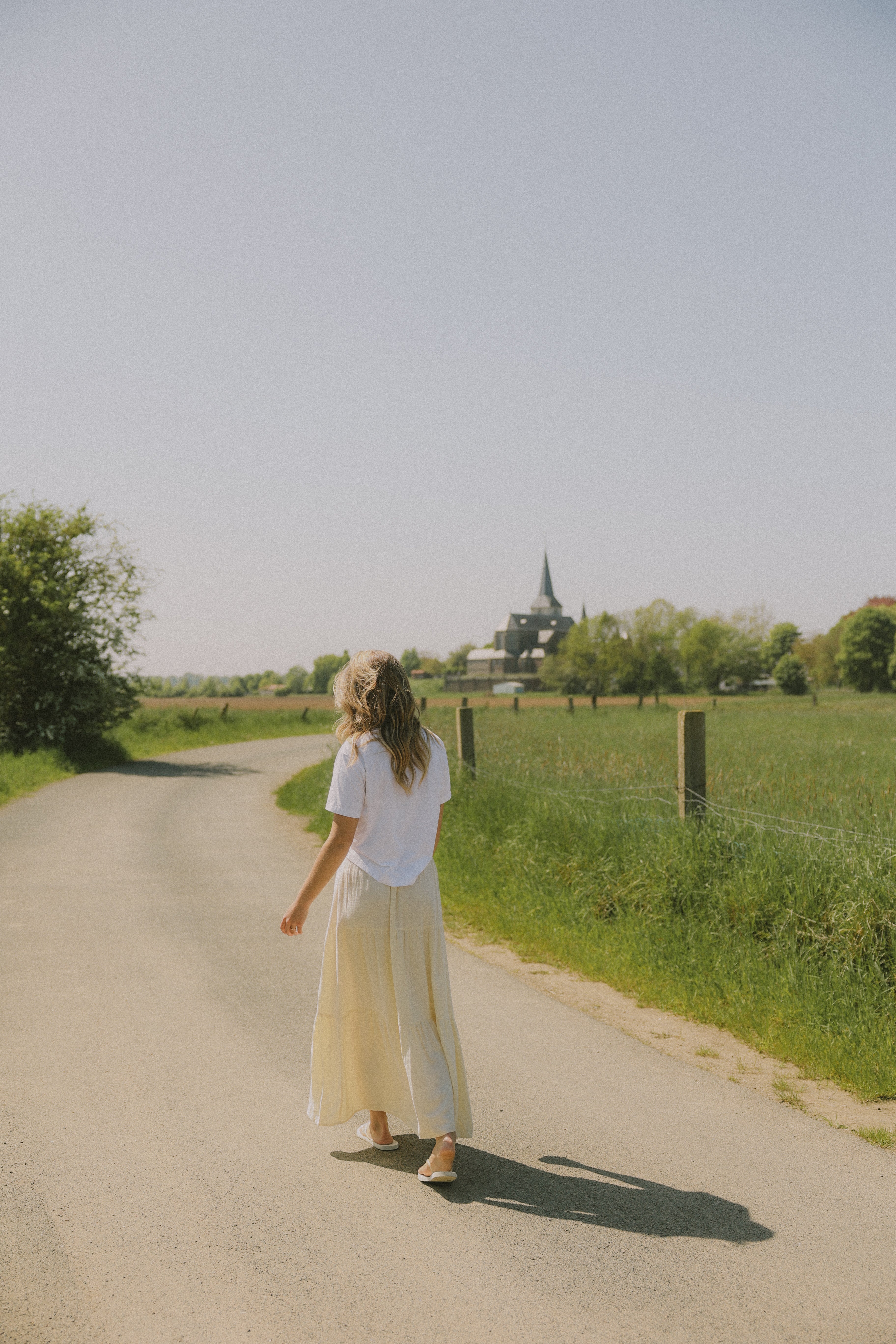 LINNEN MAXI SKIRT BUTTER YELLOW