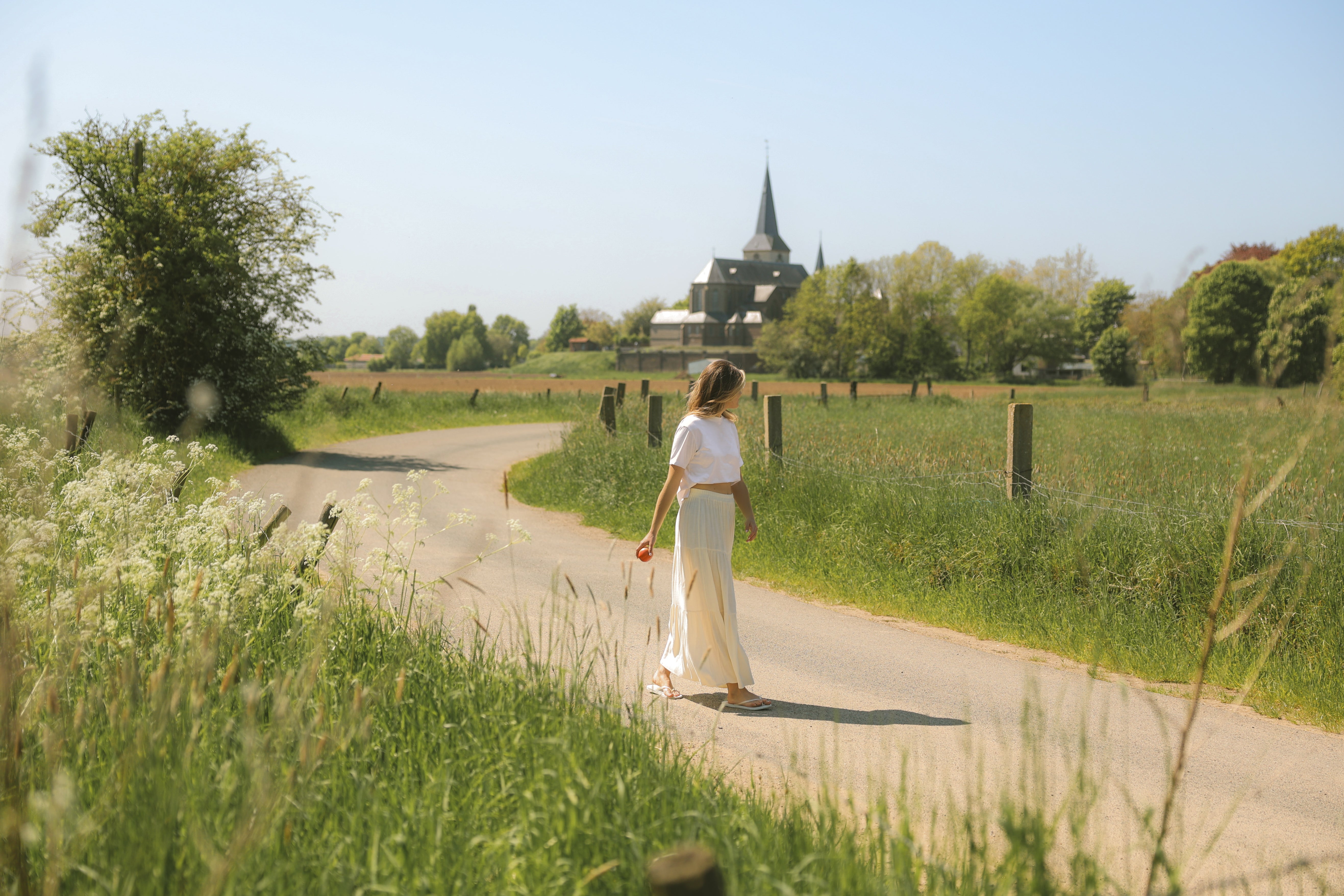 LINNEN MAXI SKIRT BUTTER YELLOW