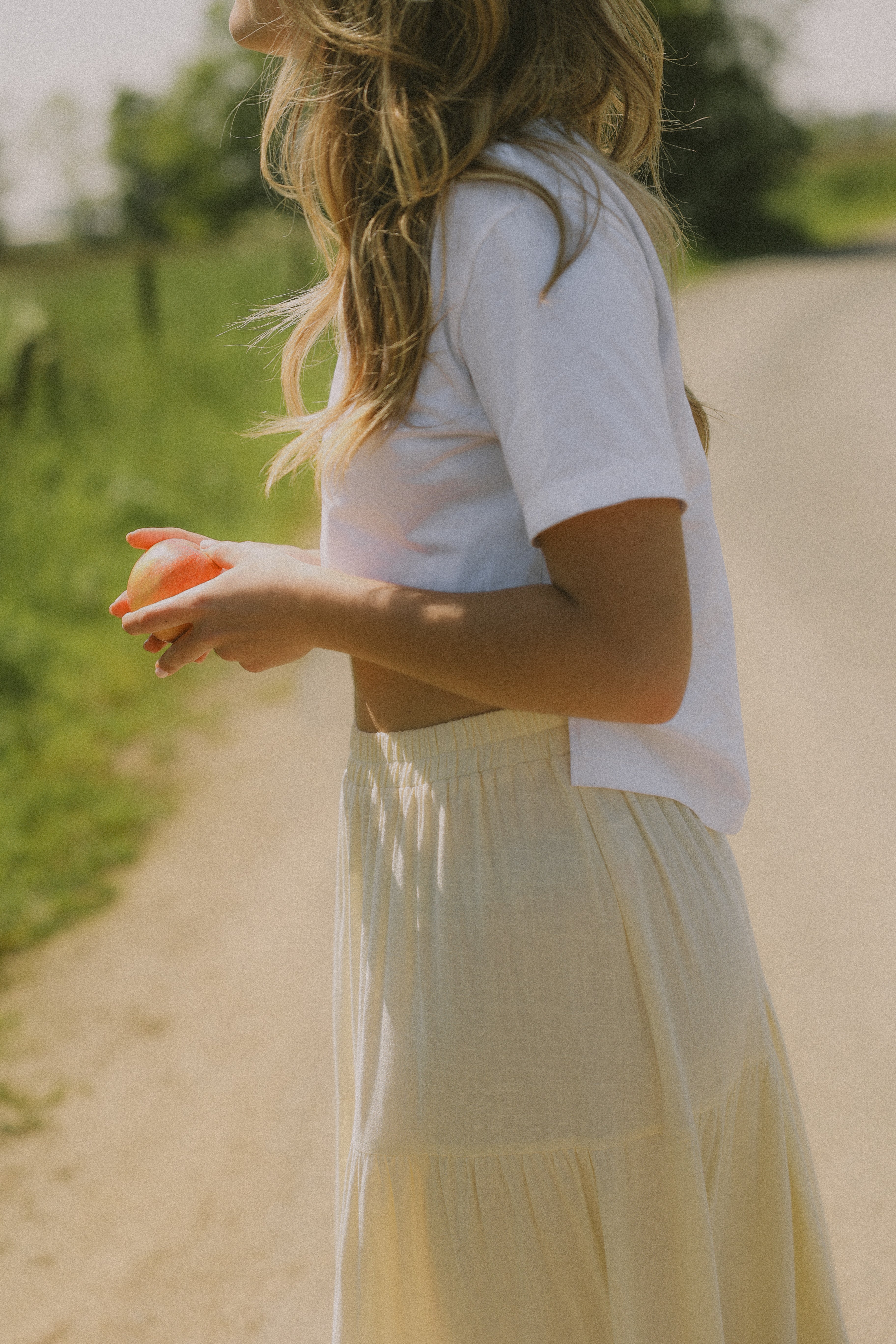 LINNEN MAXI SKIRT BUTTER YELLOW