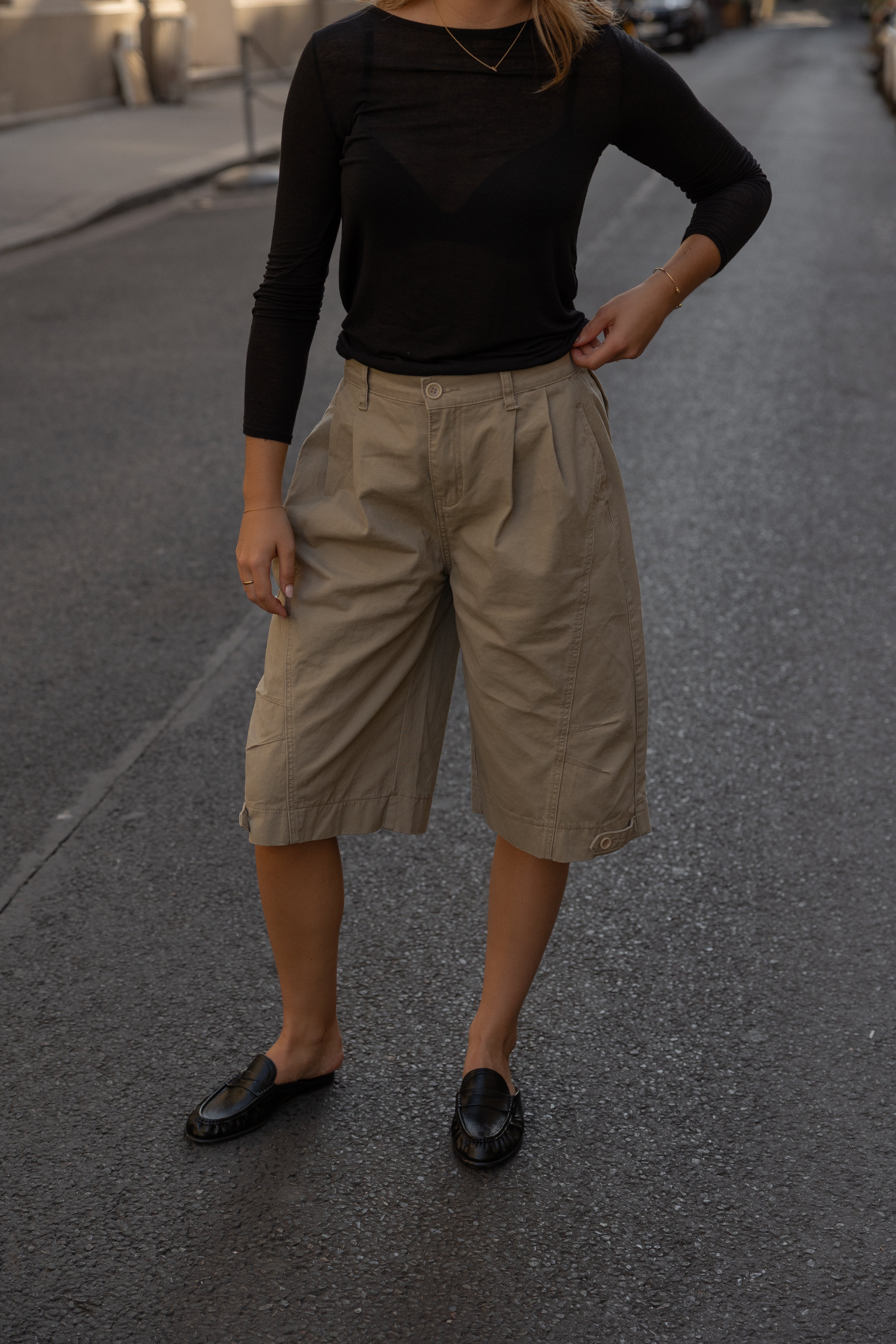 JULIE CARGO SHORTS BEIGE