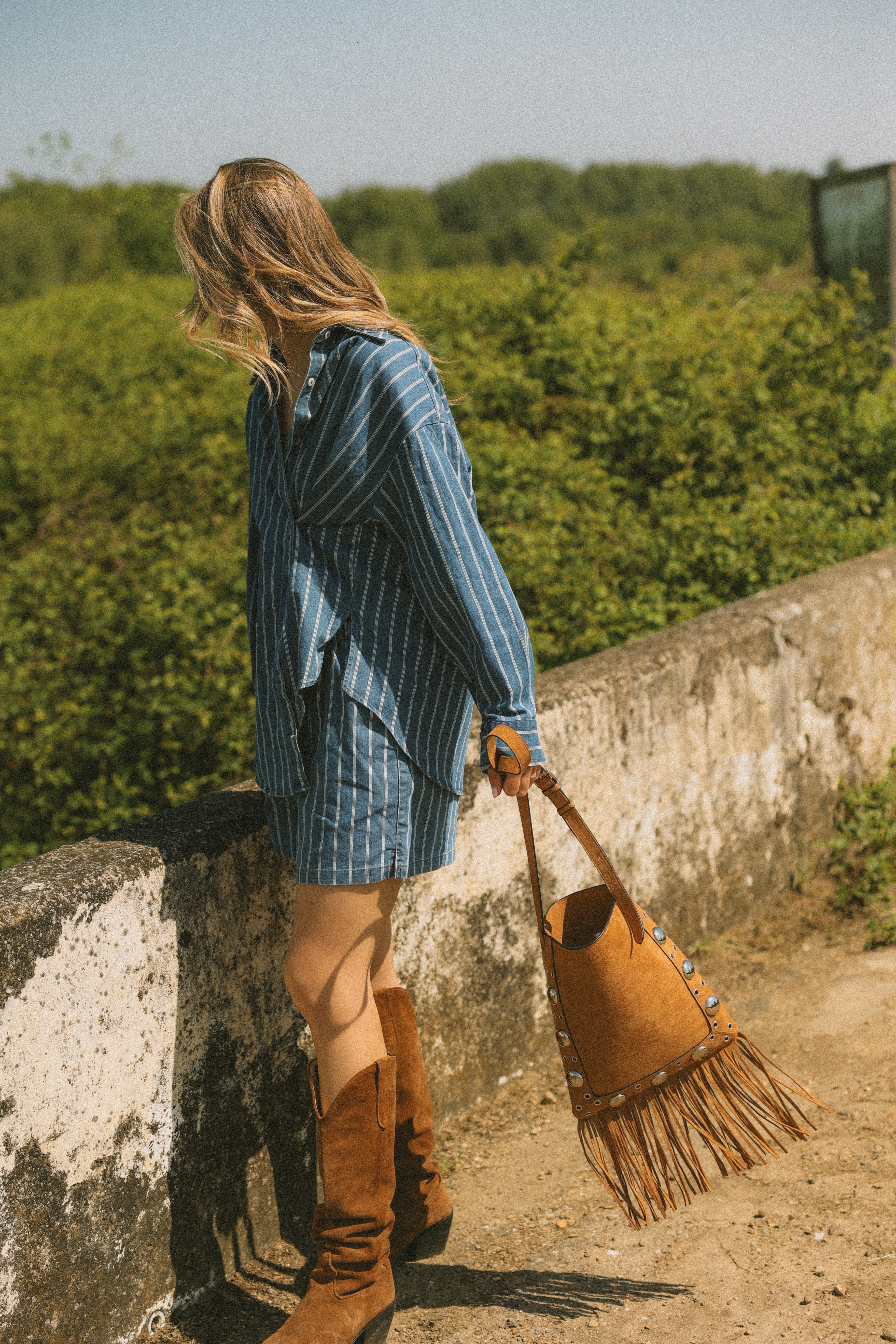 OVERSIZED STRIPED LAUREN SHIRT