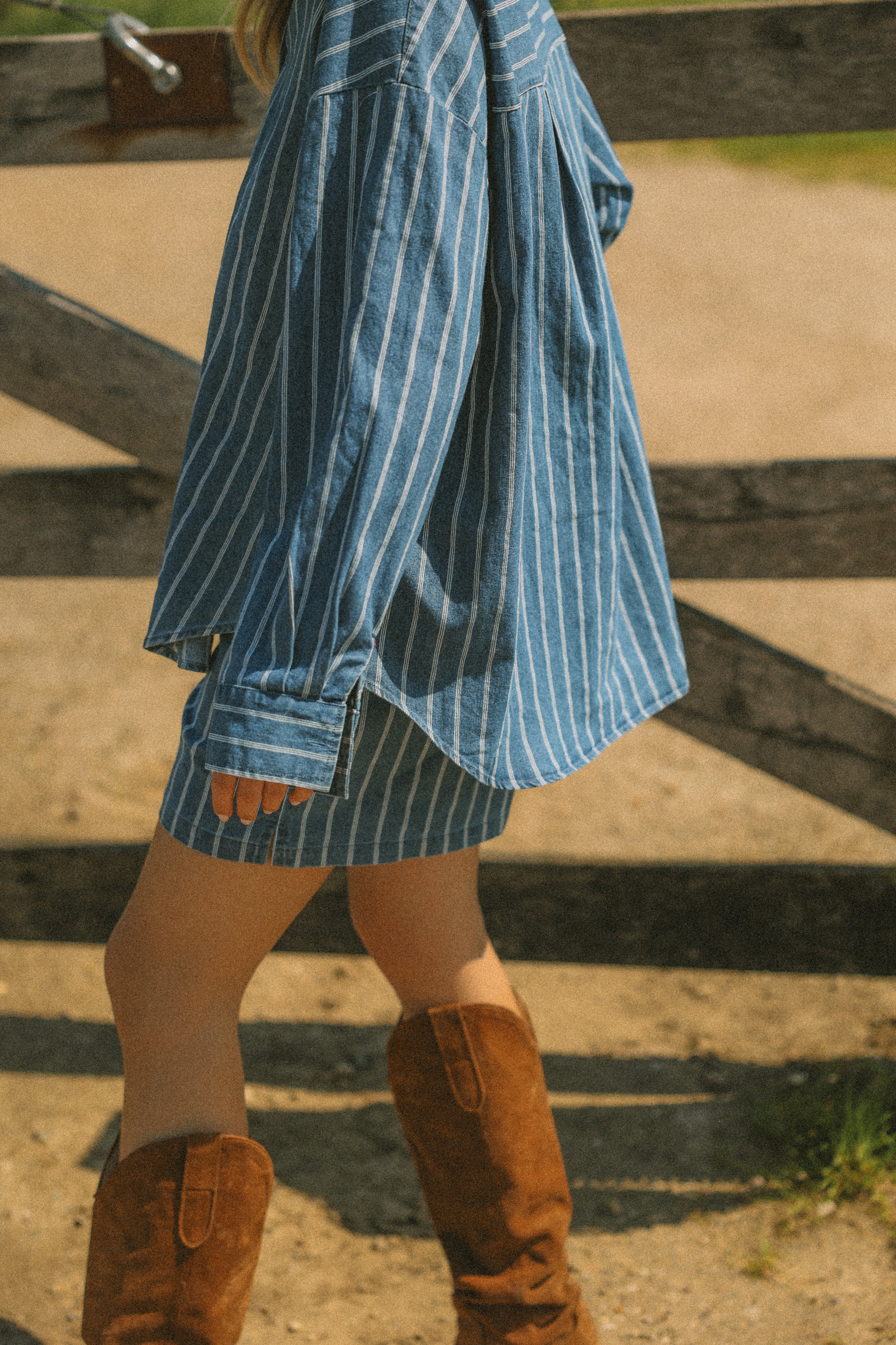 OVERSIZED STRIPED LAUREN SHIRT