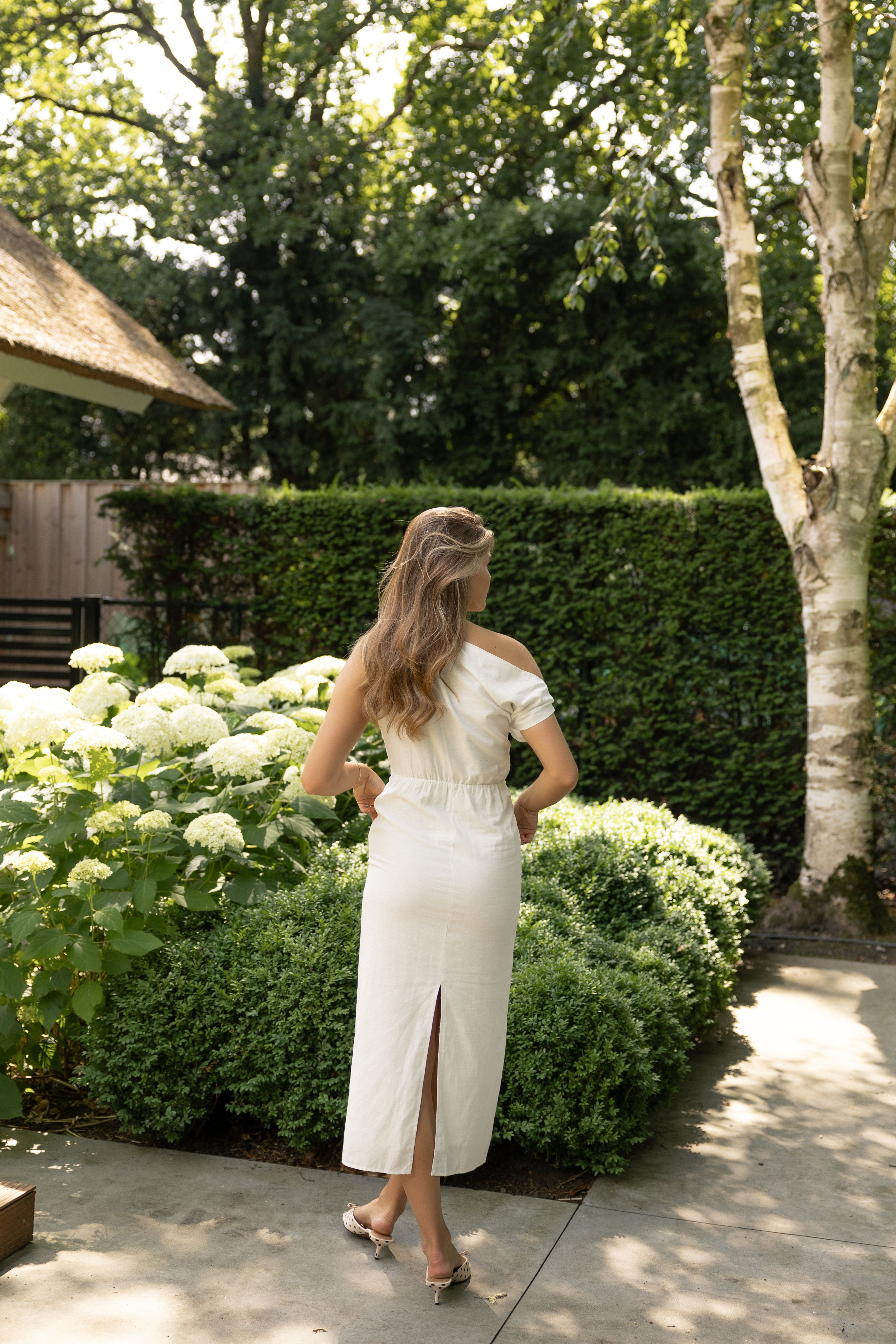 HAZEL DRESS WHITE