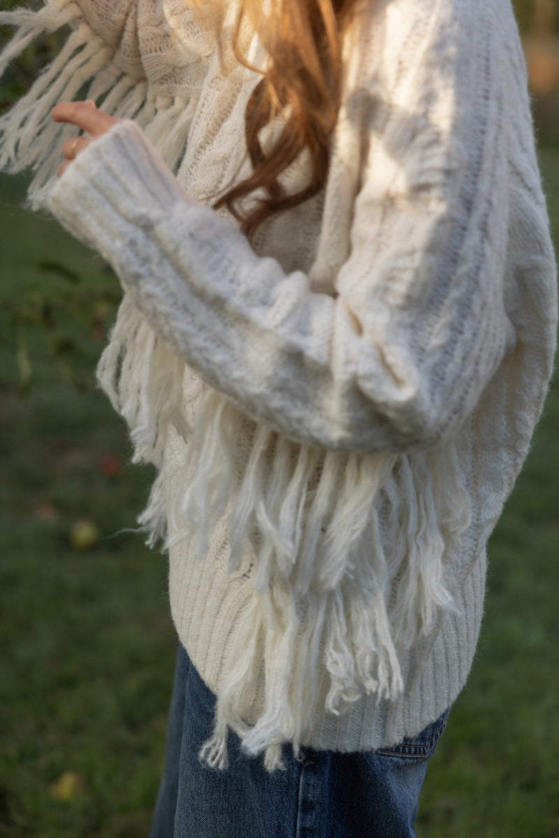 STELLA CABLE KNIT BEIGE