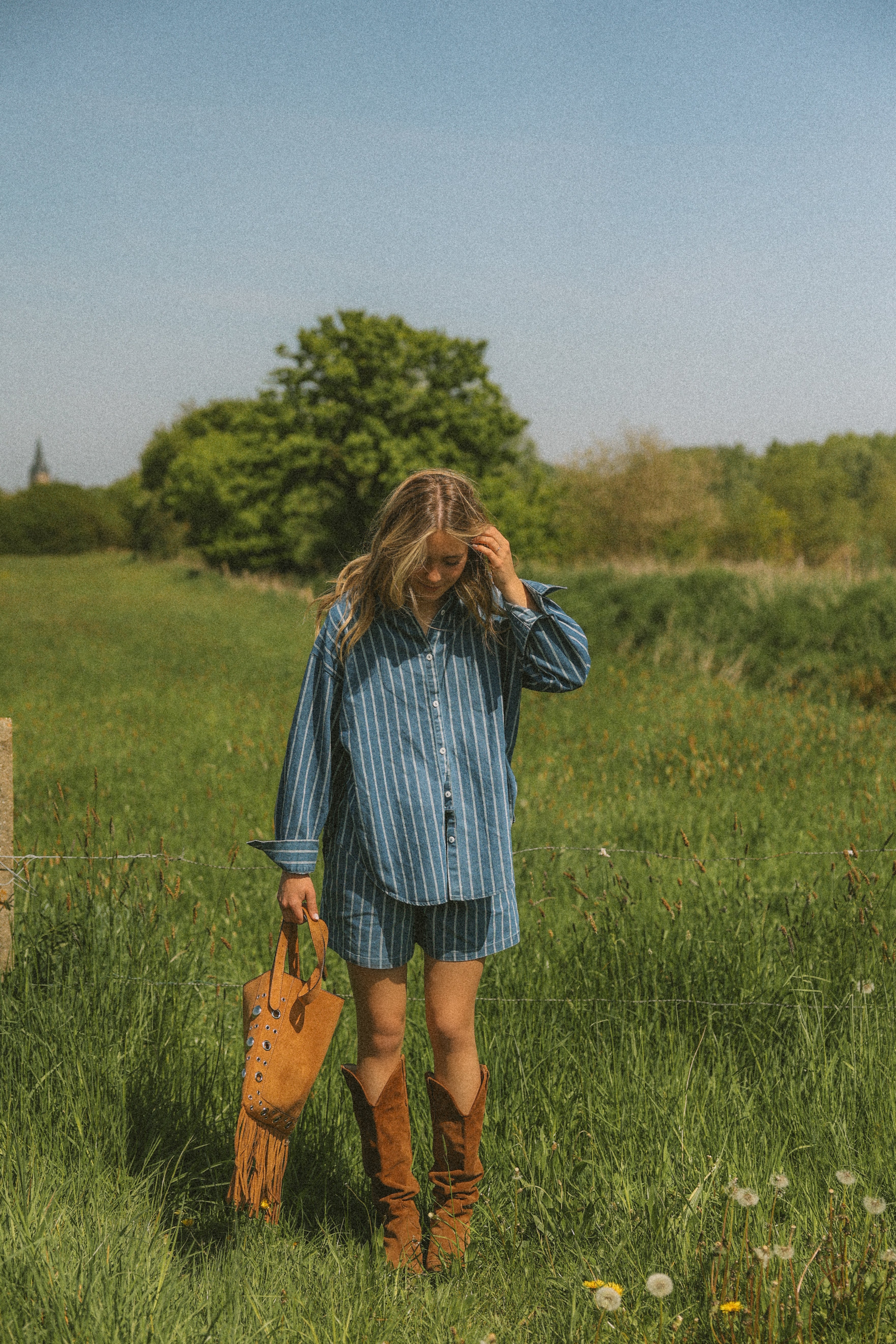 OVERSIZED STRIPED LAUREN SHIRT