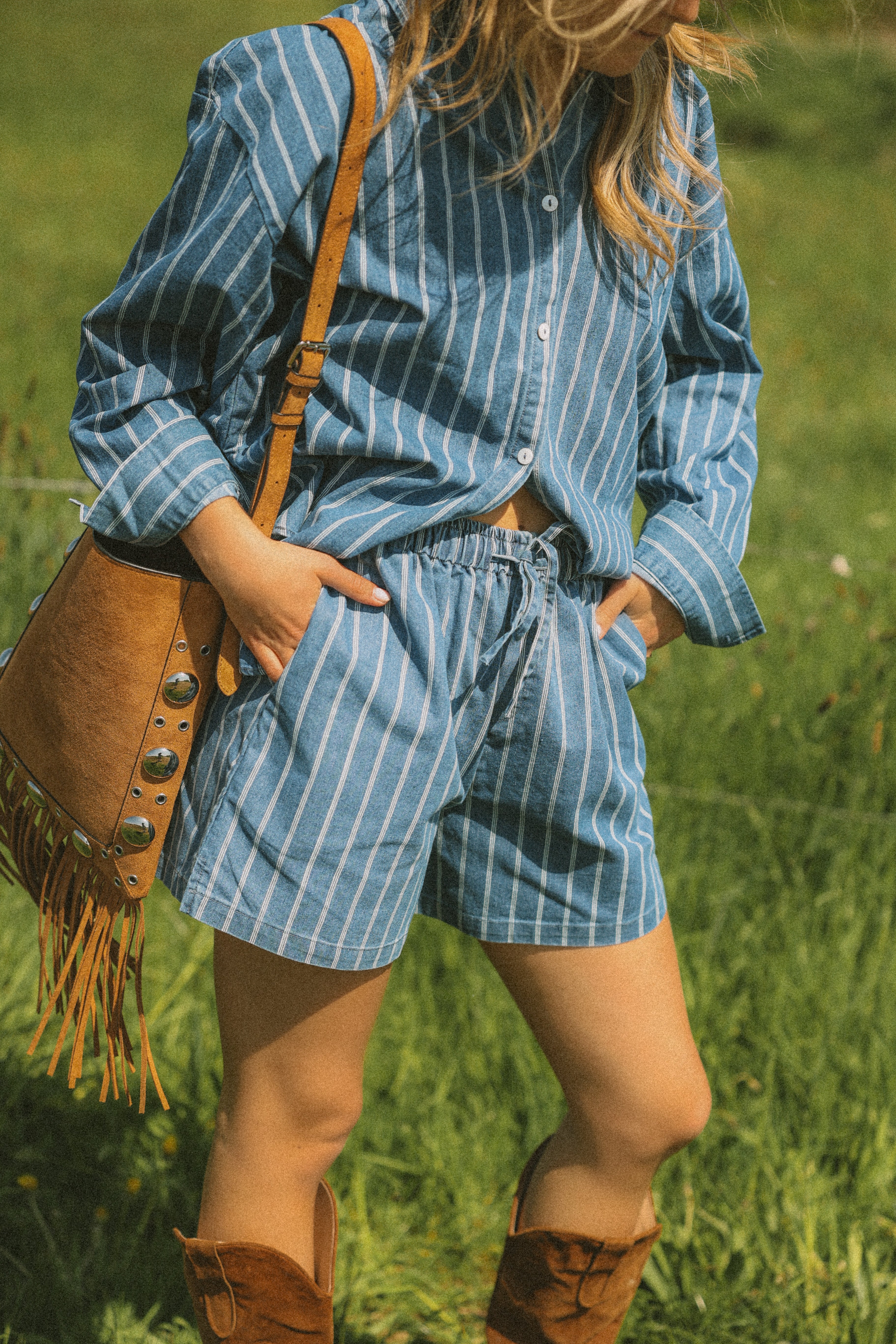 OVERSIZED STRIPED LAUREN SHIRT