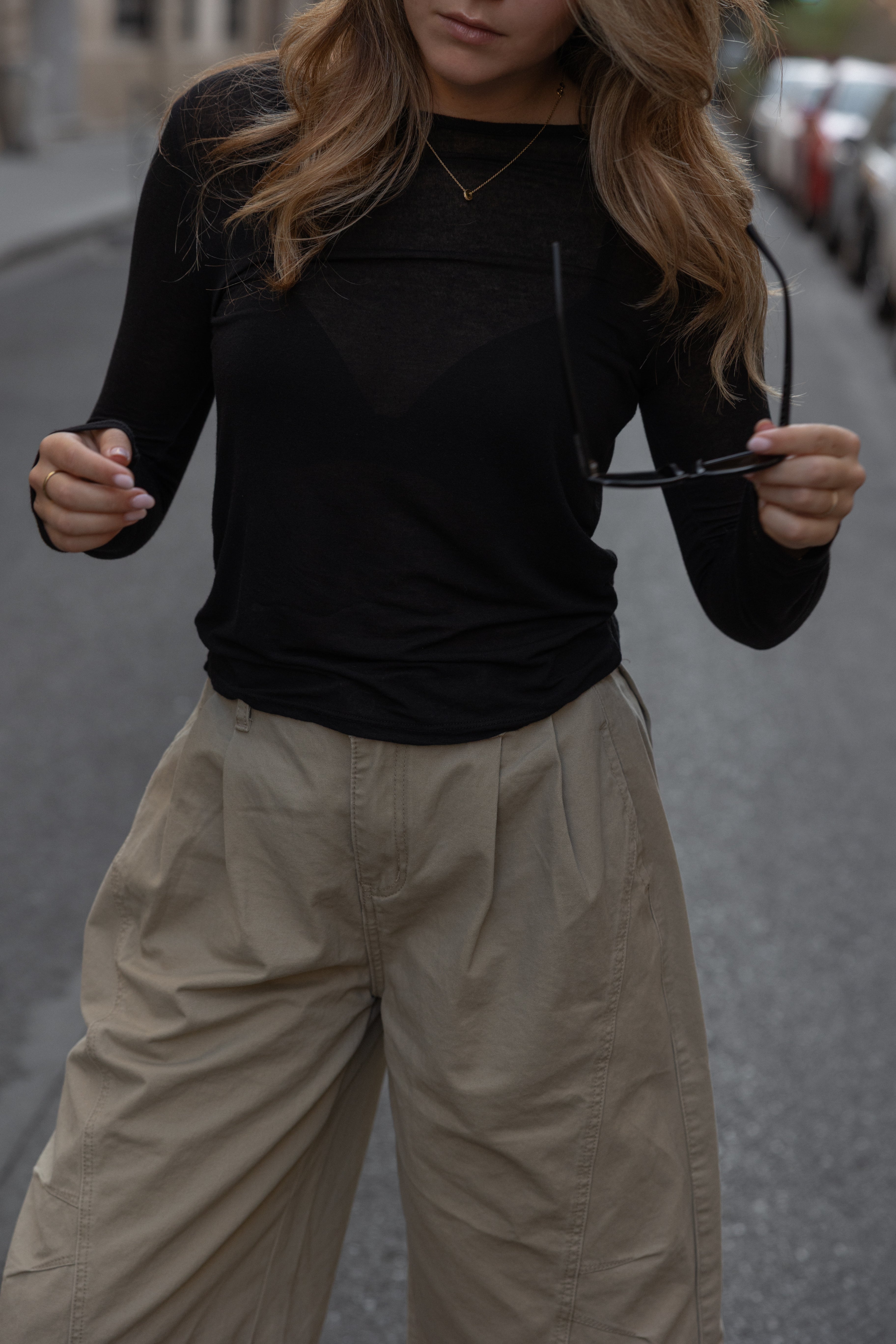 THE CASSIE TOP BLACK
