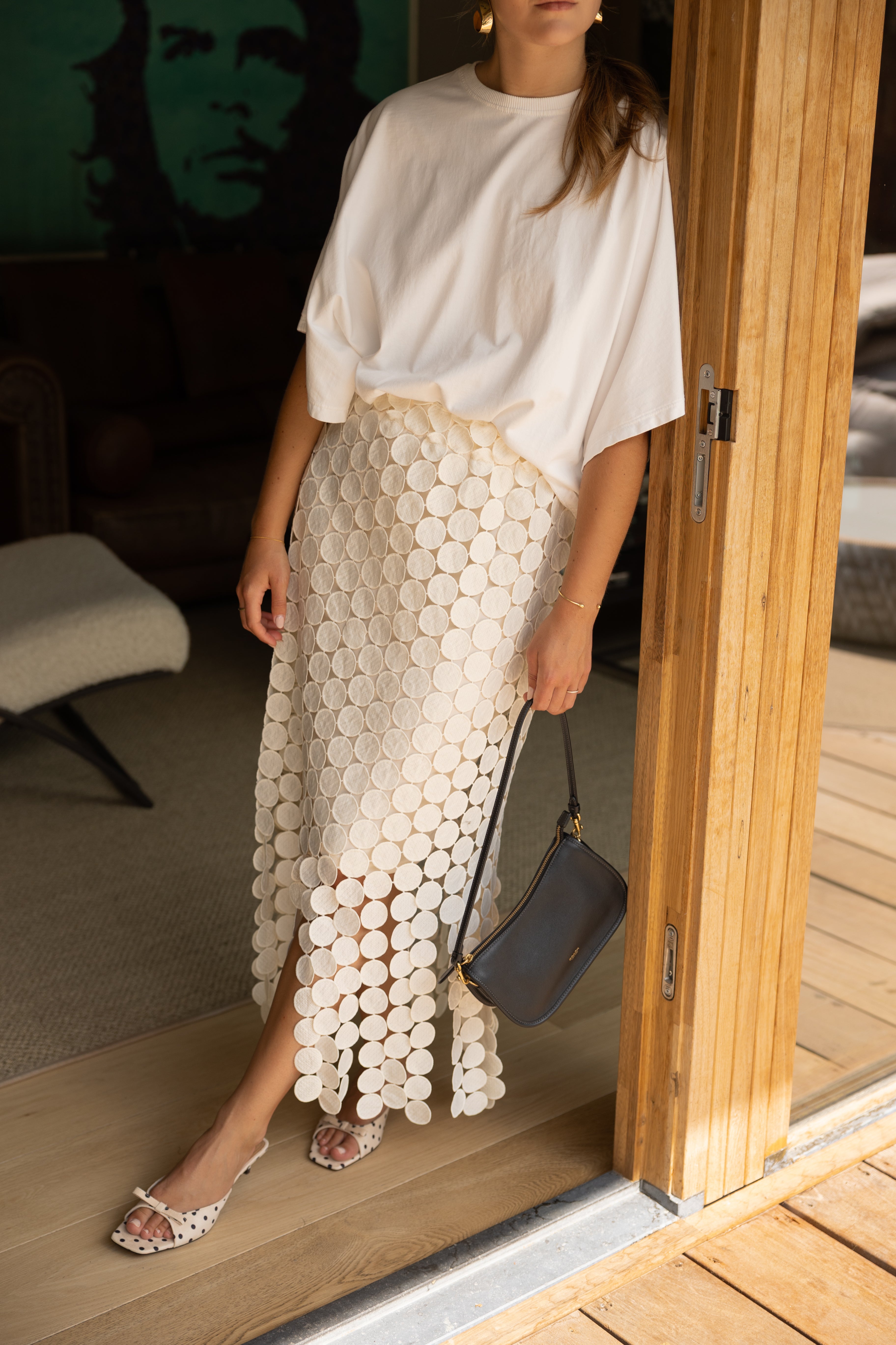 THE OLIVIA SKIRT ECRU