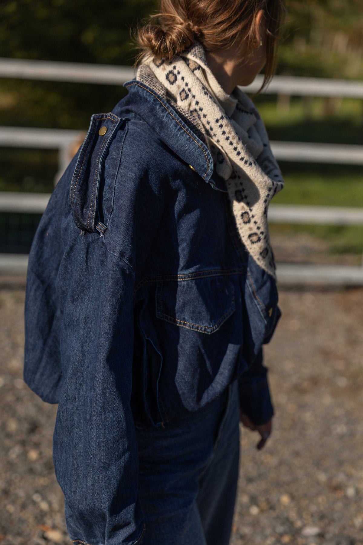 ZOÉ SCARF ECRU