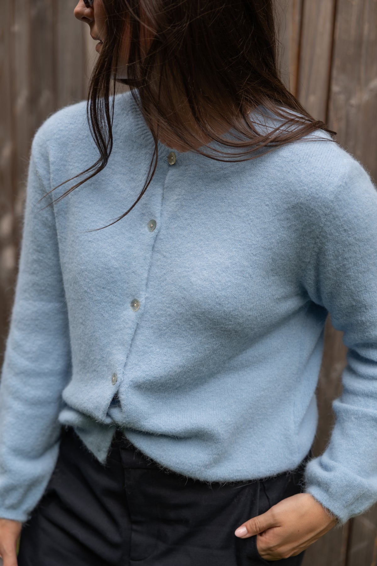 VIENNA CARDIGAN LIGHT BLUE