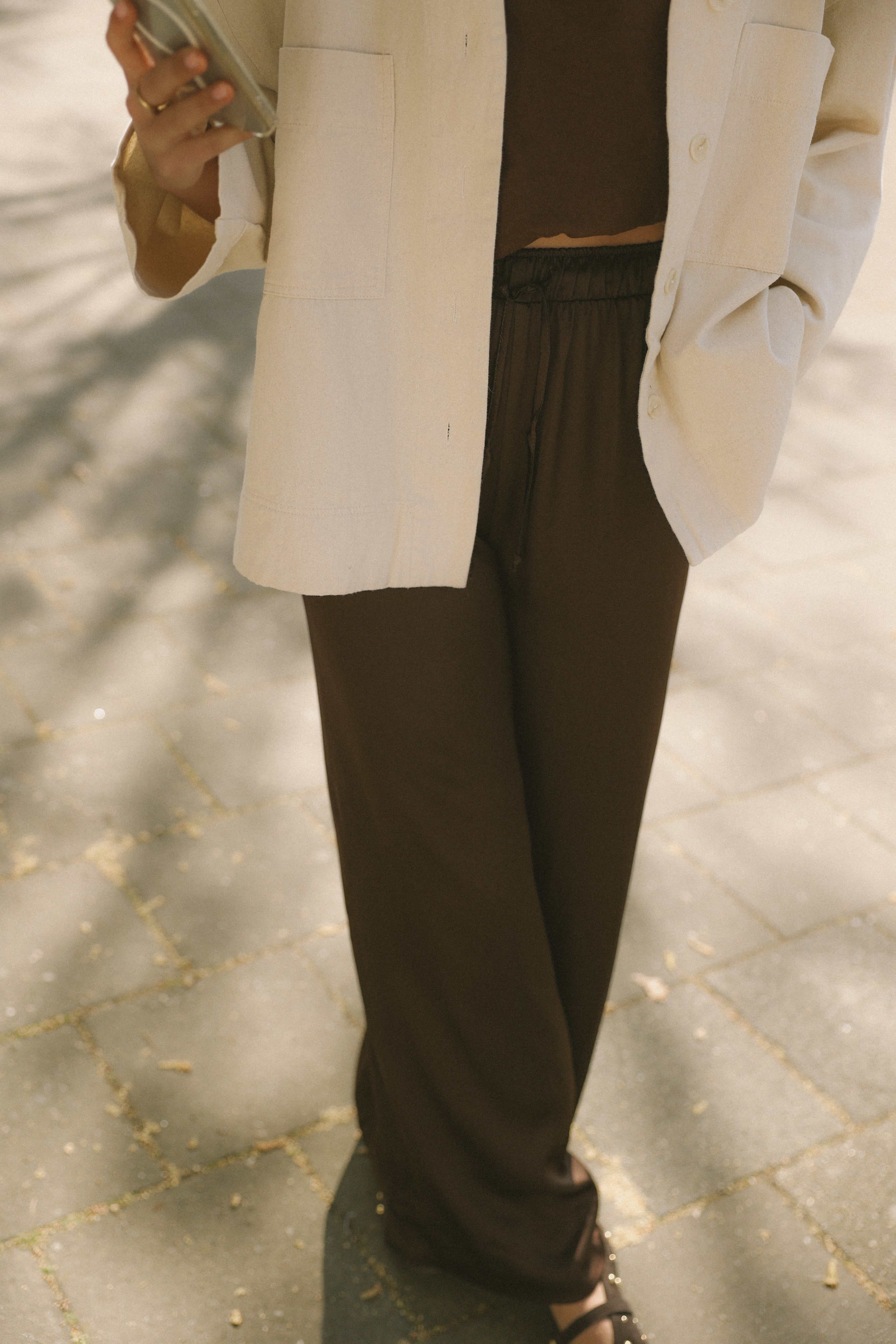 LOULOU PANTS CHOCO