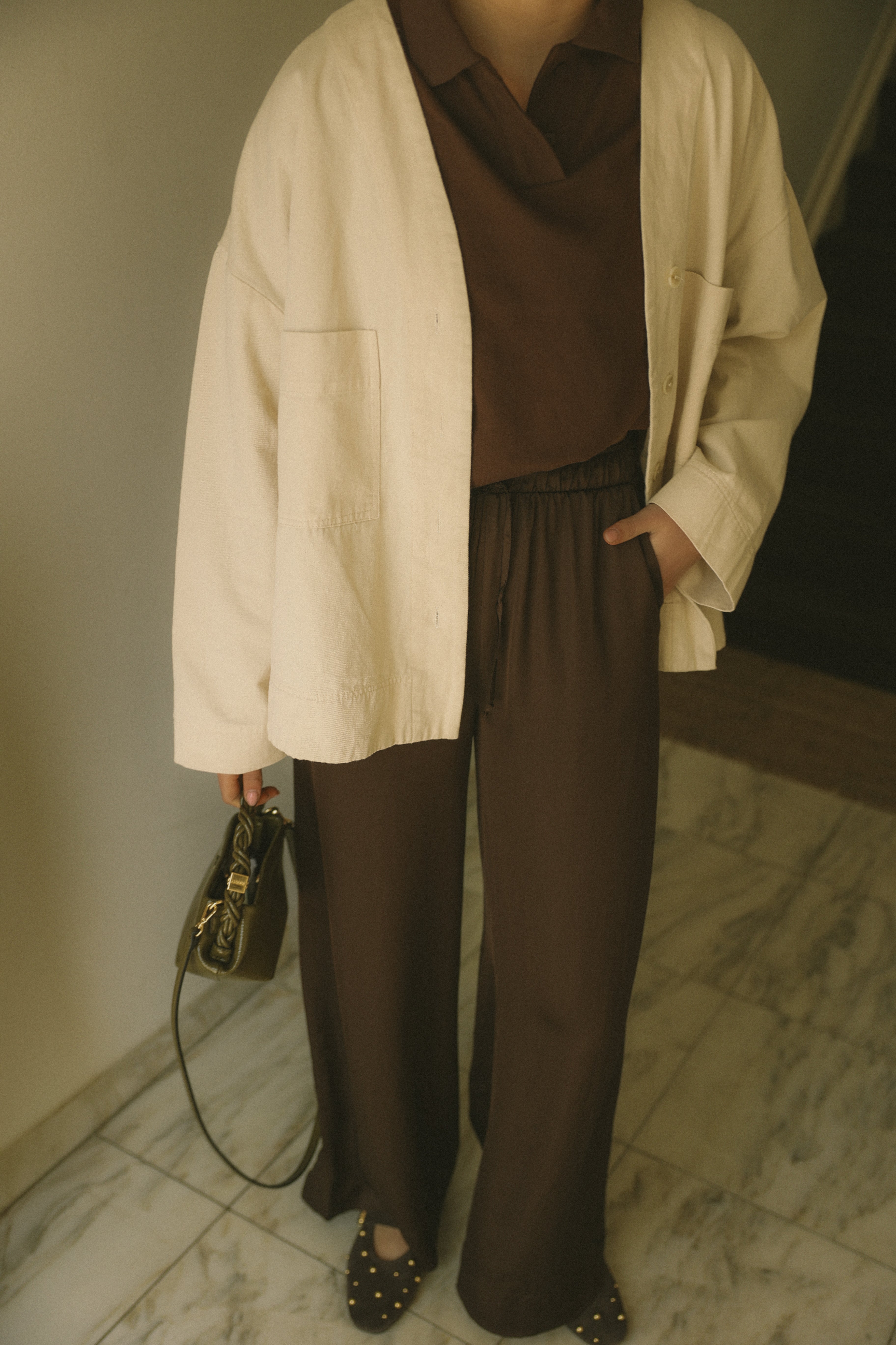 LOULOU PANTS CHOCO