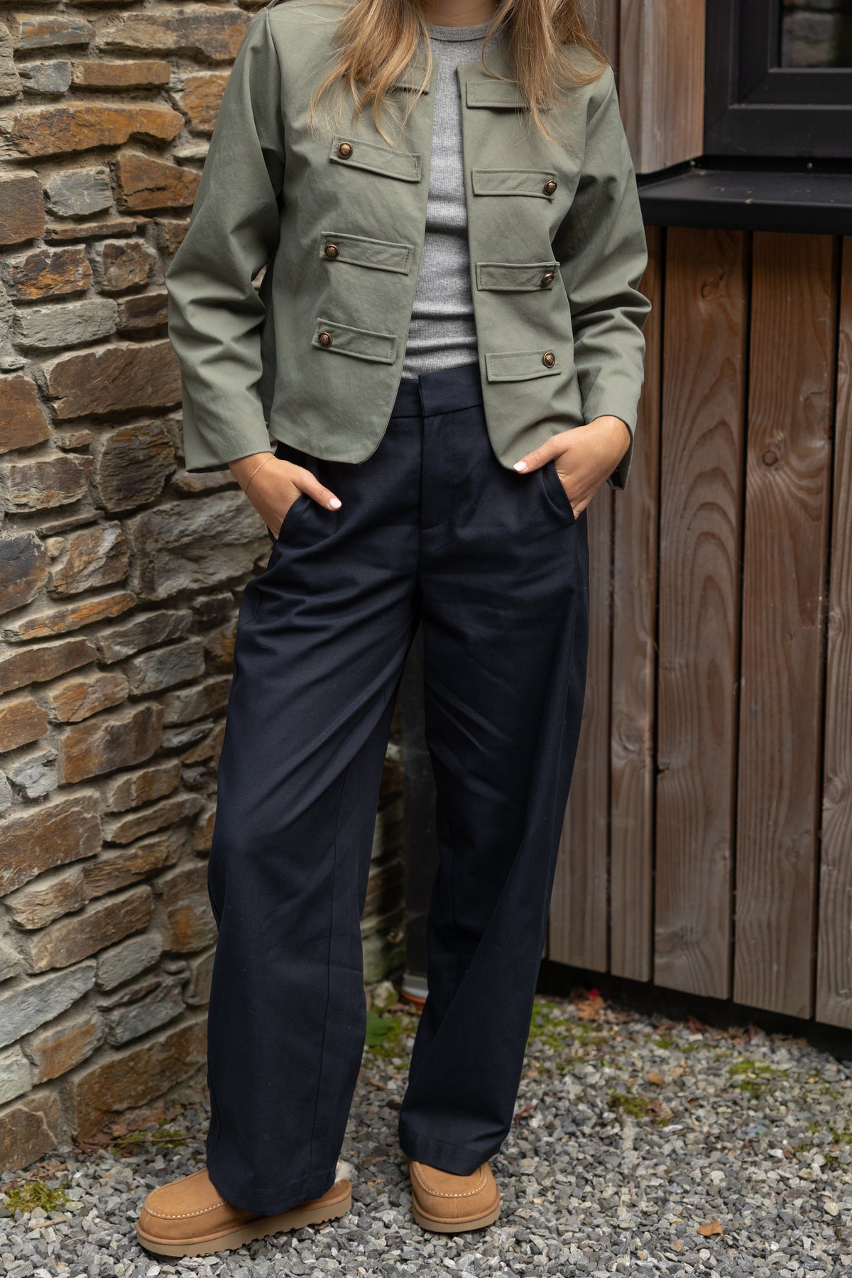 BUTTON JOSIE JACKET KAKI