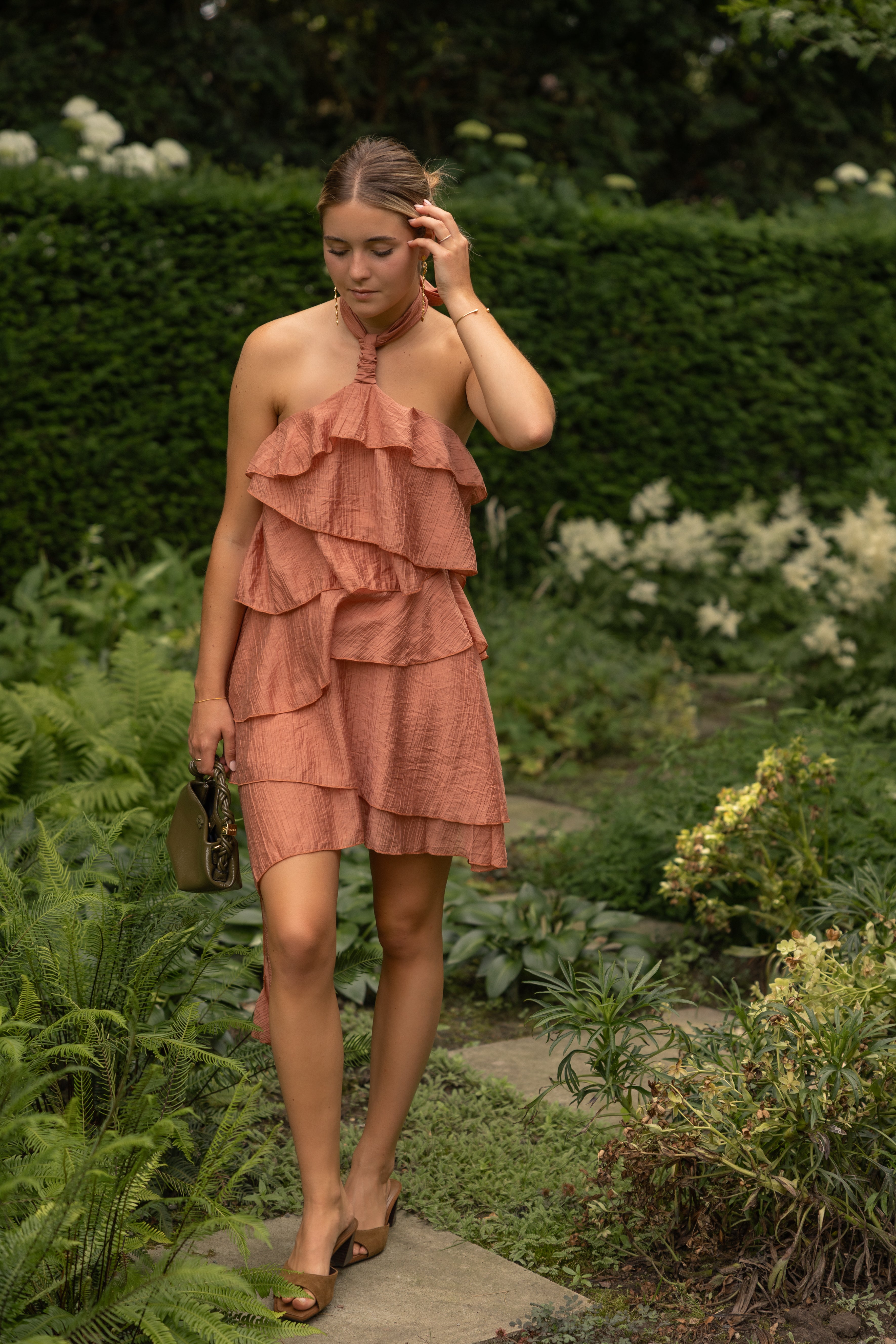 THE JOSIE DRESS RUST