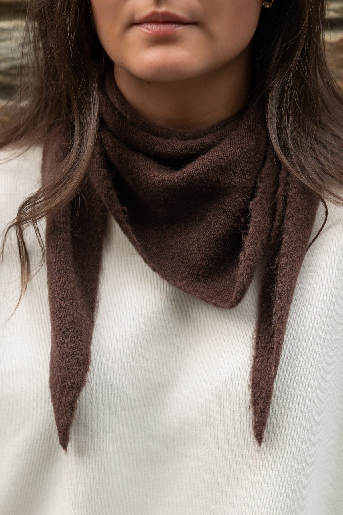 ATELJEE SCARF CHOCO