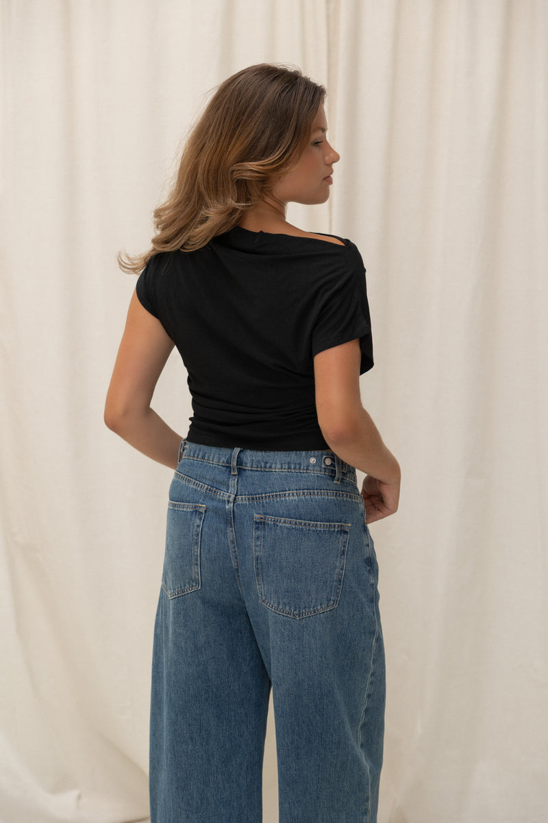 CORA TOP BLACK
