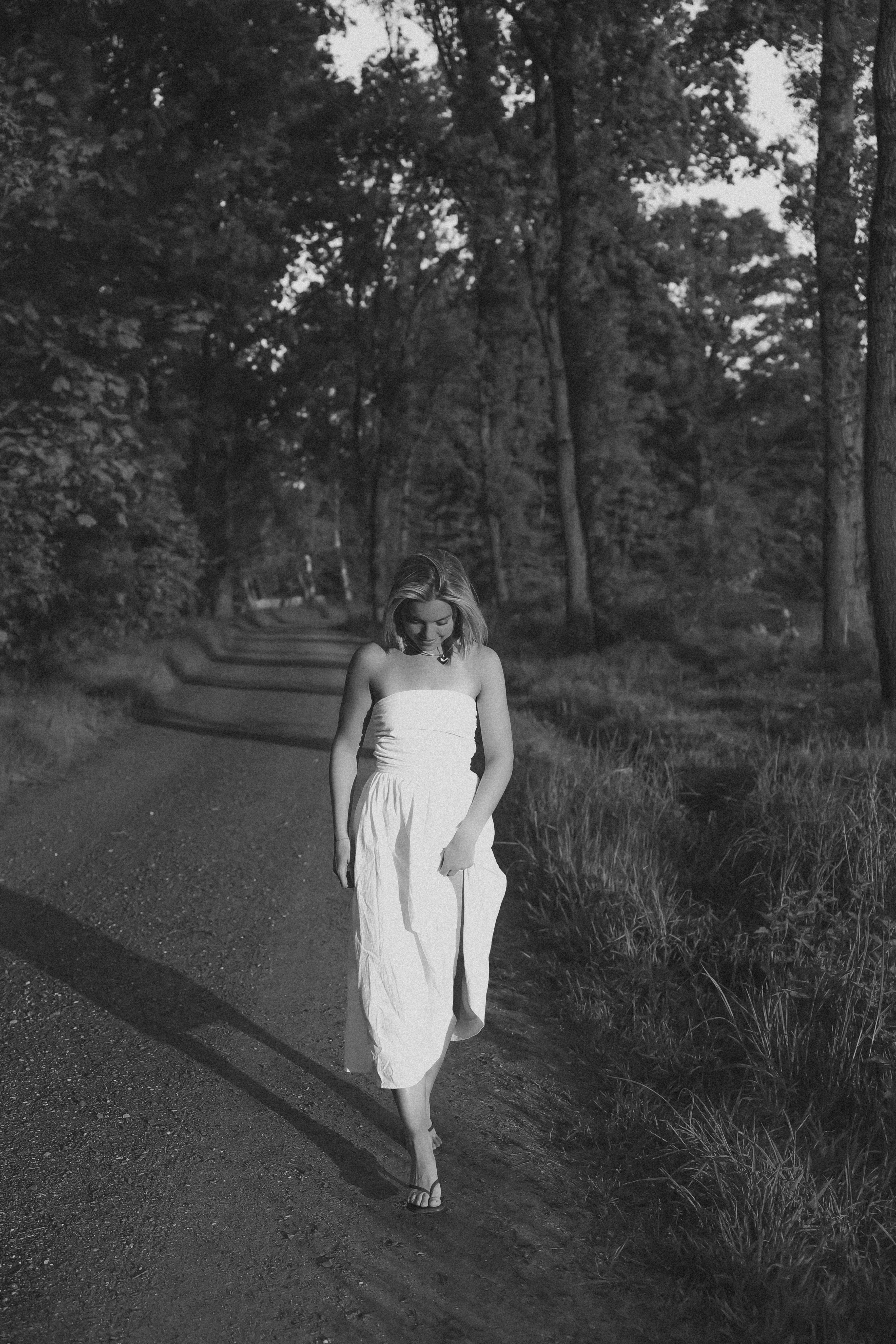 STRAPLESS MAXI DRESS WHITE