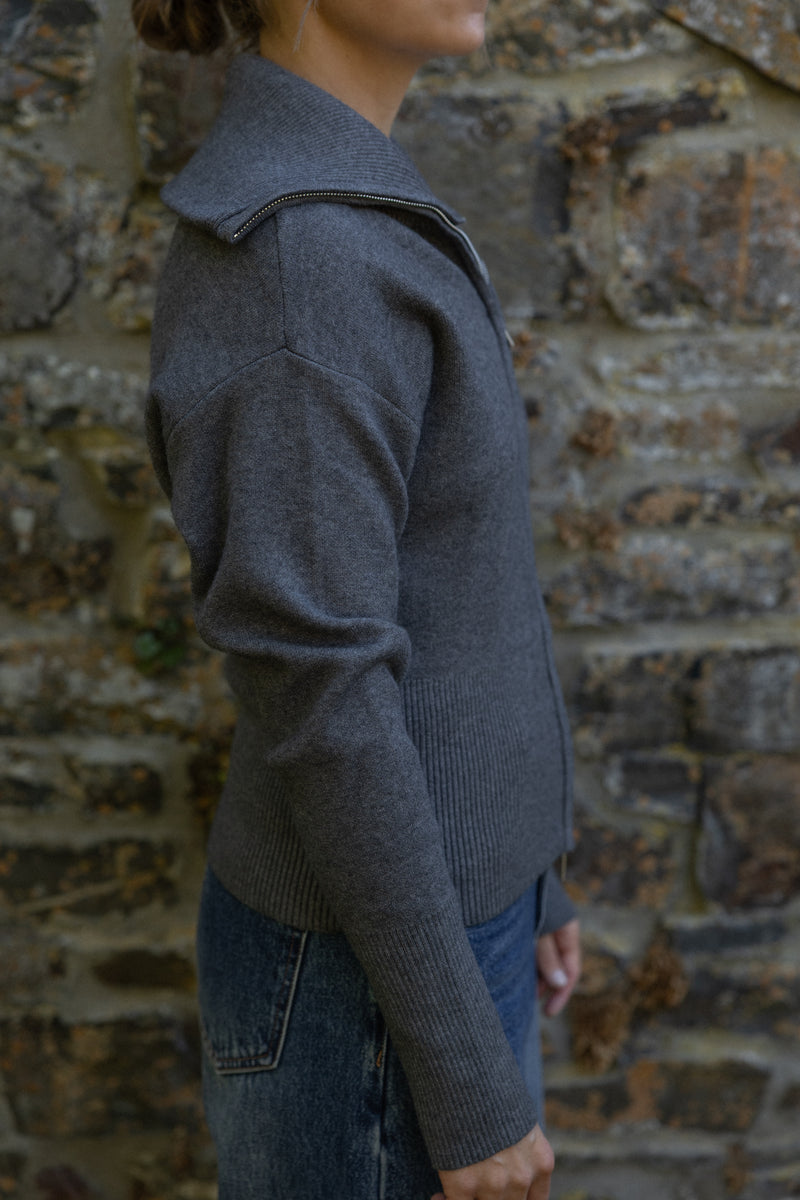 JULIET CARDIGAN GREY