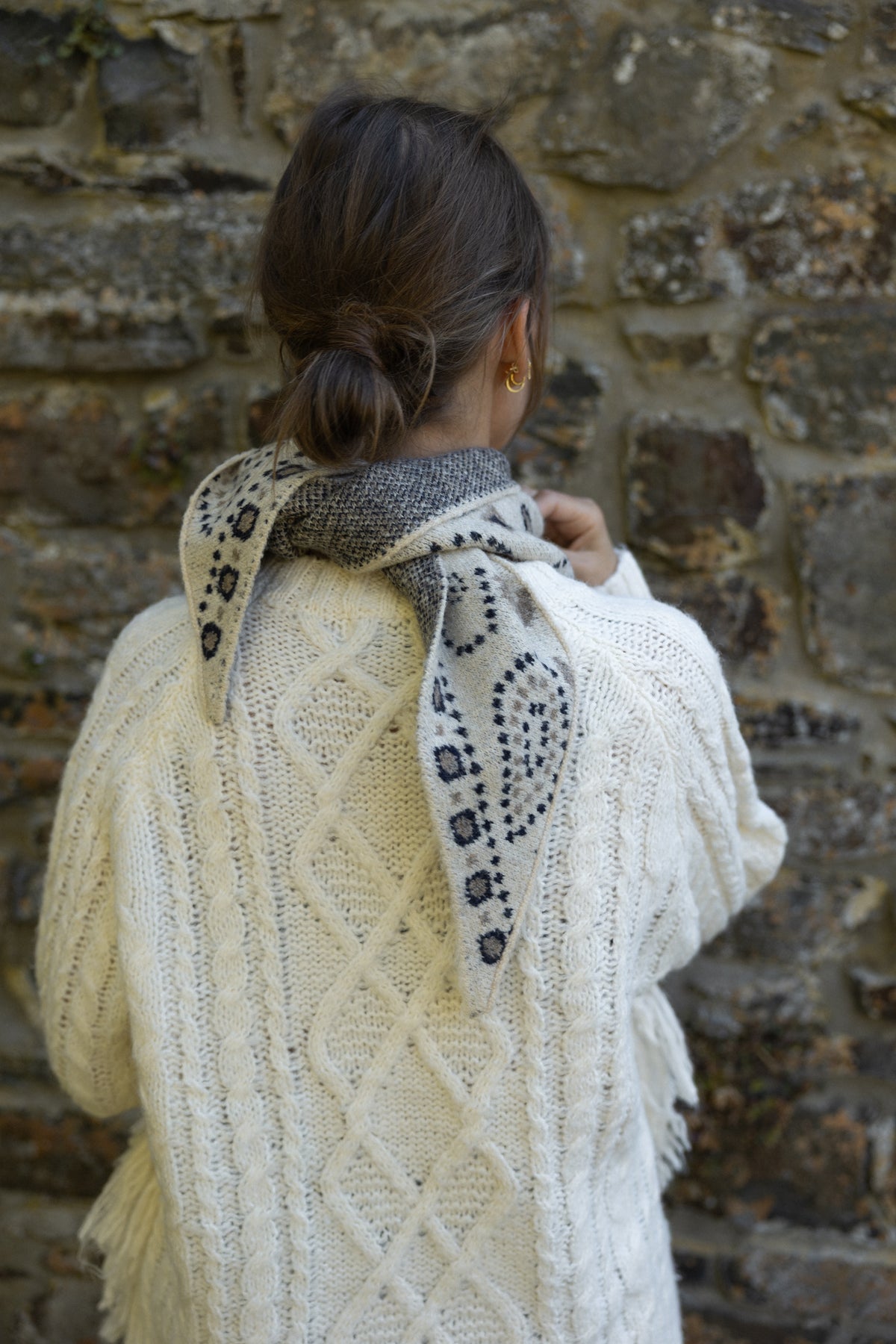 ZOÉ SCARF ECRU