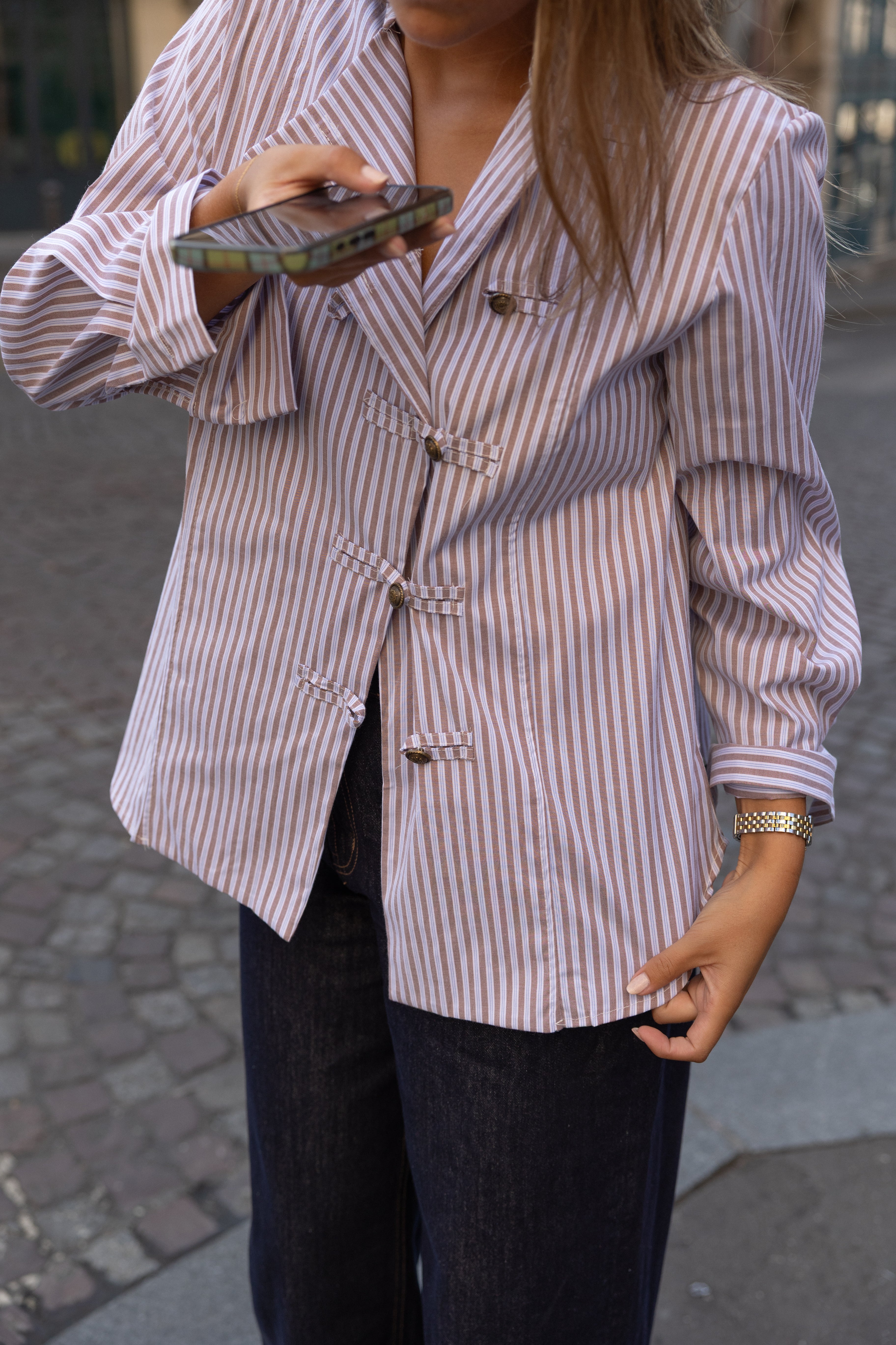 THE EVA STRIPED SHIRT