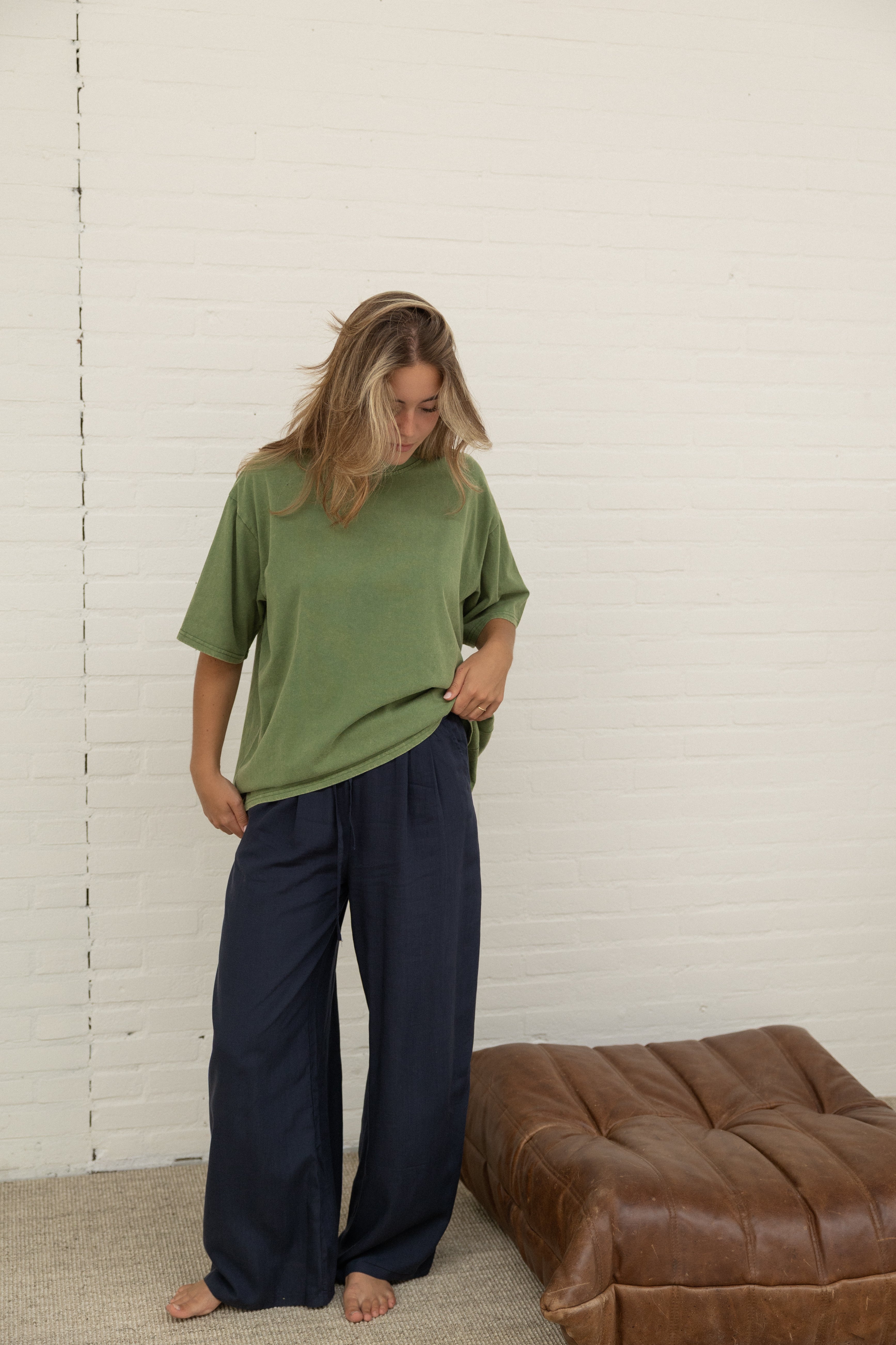 OVERSIZED MABEL TEE GREEN