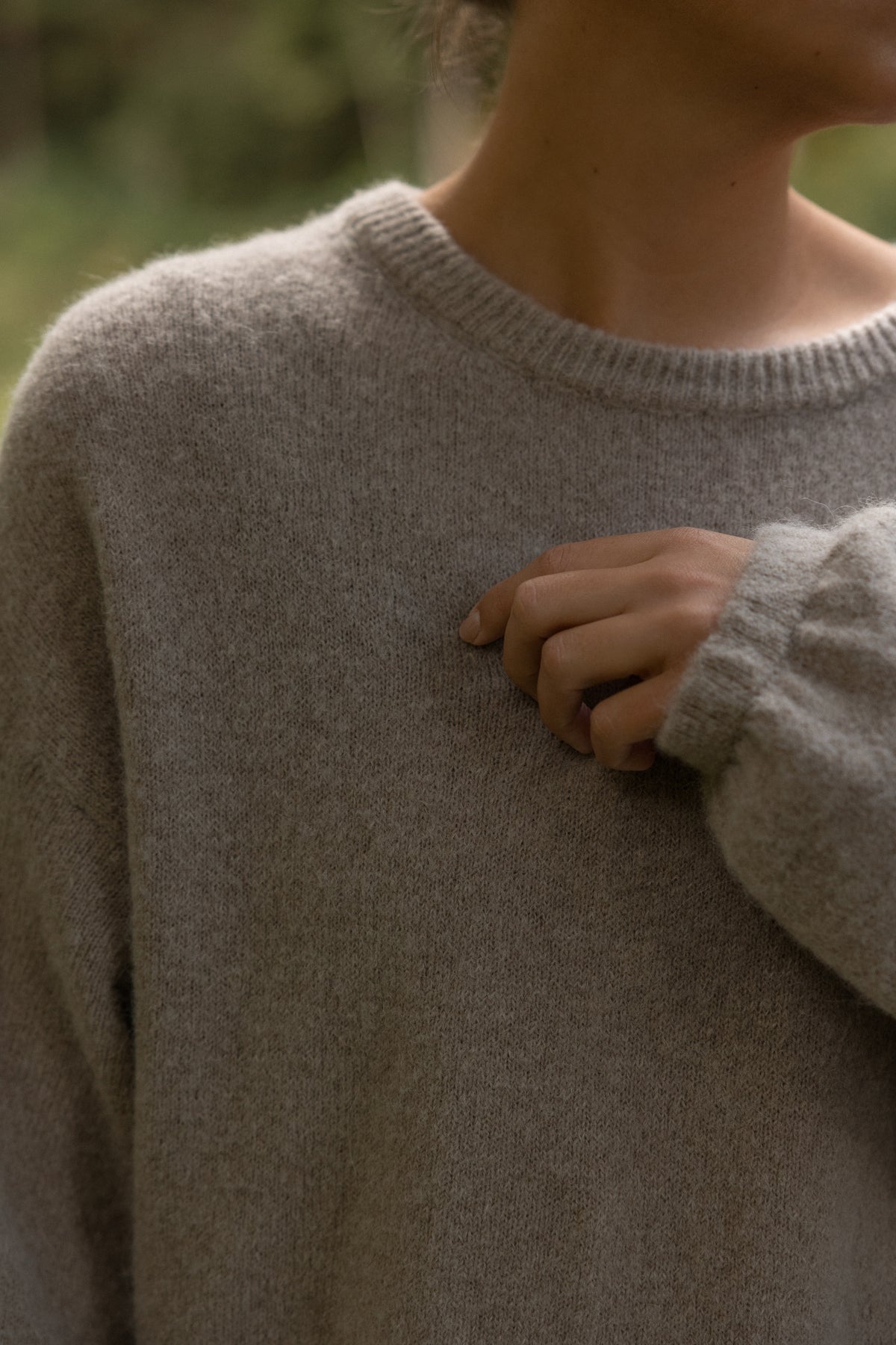 ESSENTIAL SARAH KNIT FW26 TAUPE