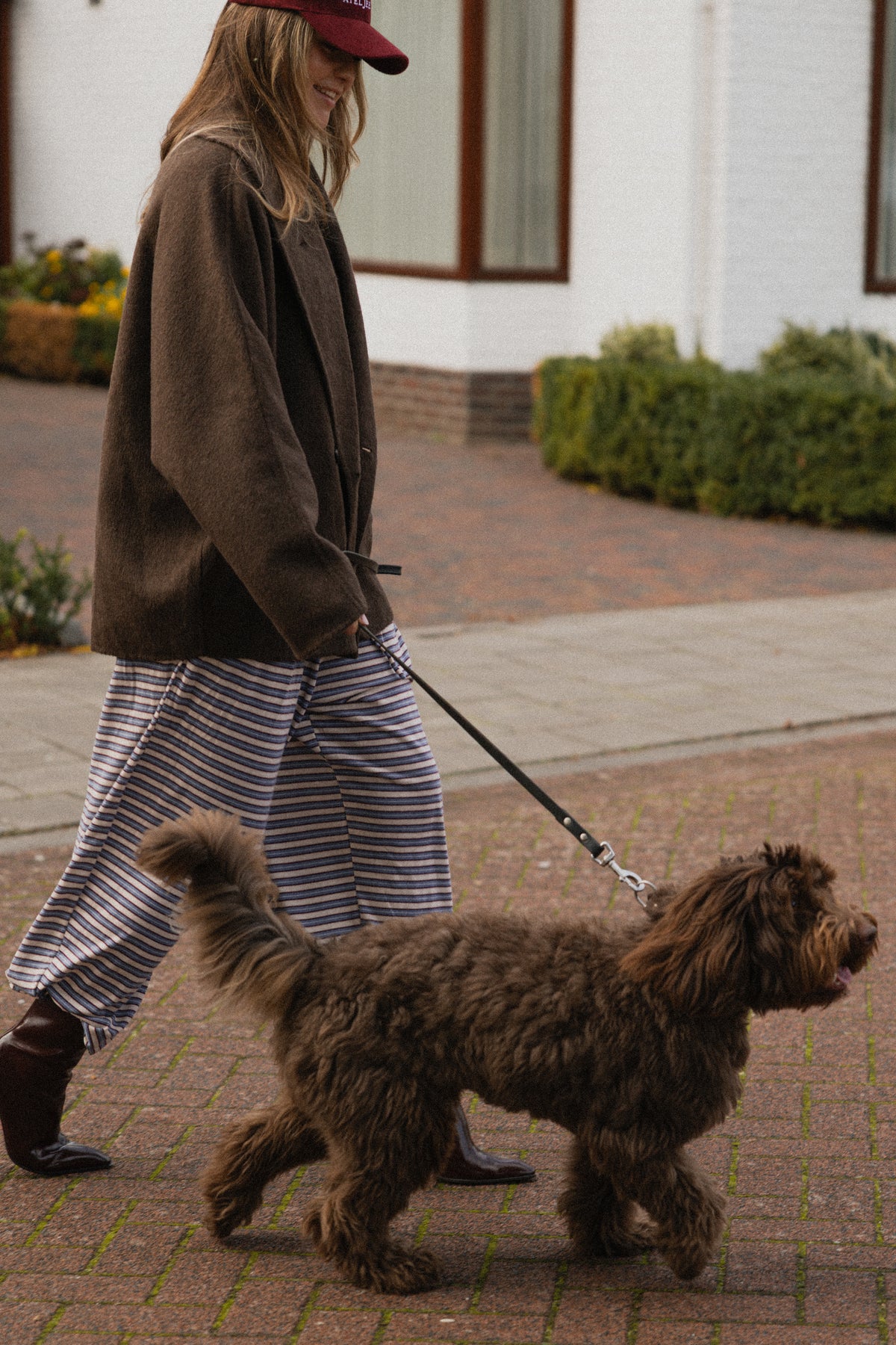 WOOL STELLA COAT CHOCO