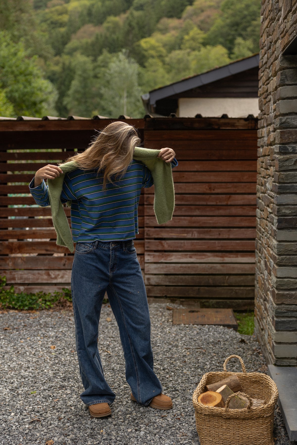 STRIPED LÉA LONGSLEEVE BLUE