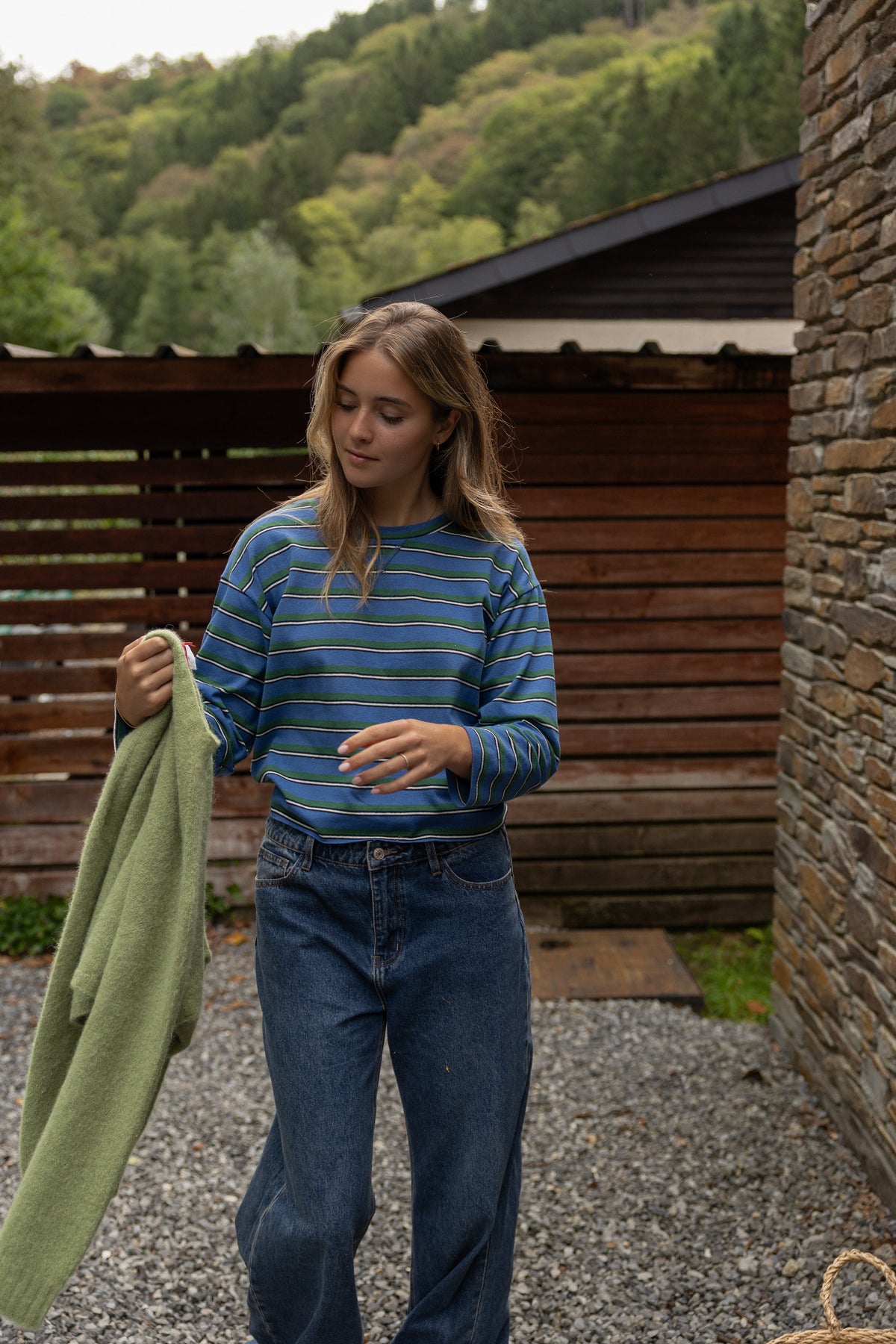 STRIPED LÉA LONGSLEEVE BLUE