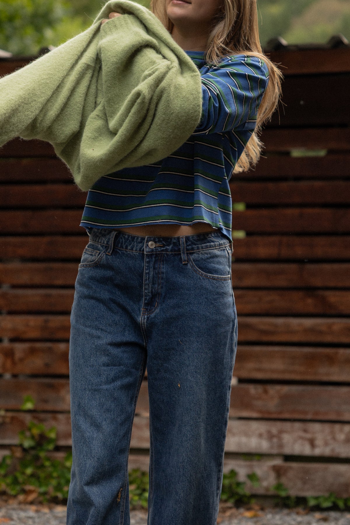 STRIPED LÉA LONGSLEEVE BLUE