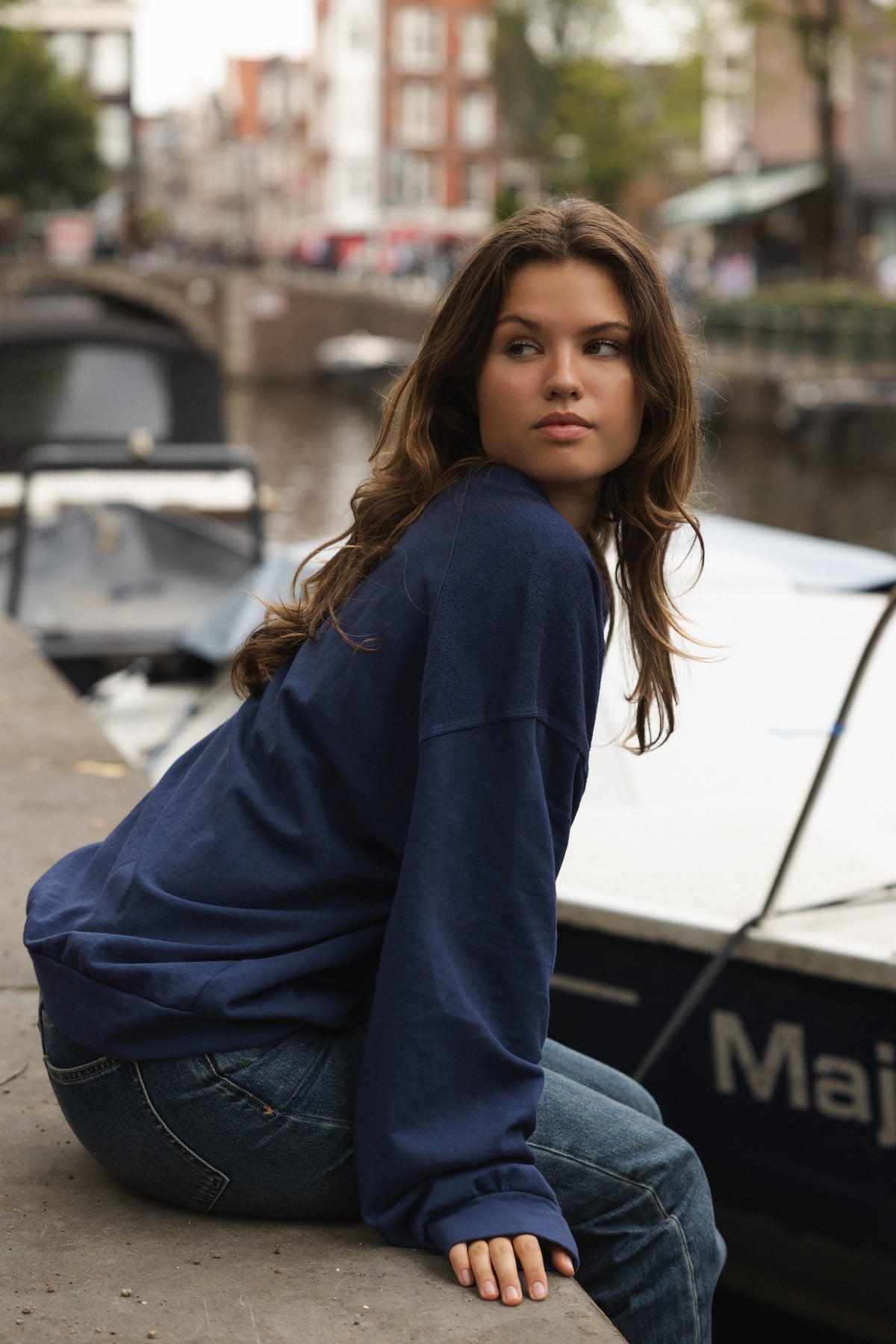 FRANKIE SWEATER MARINE