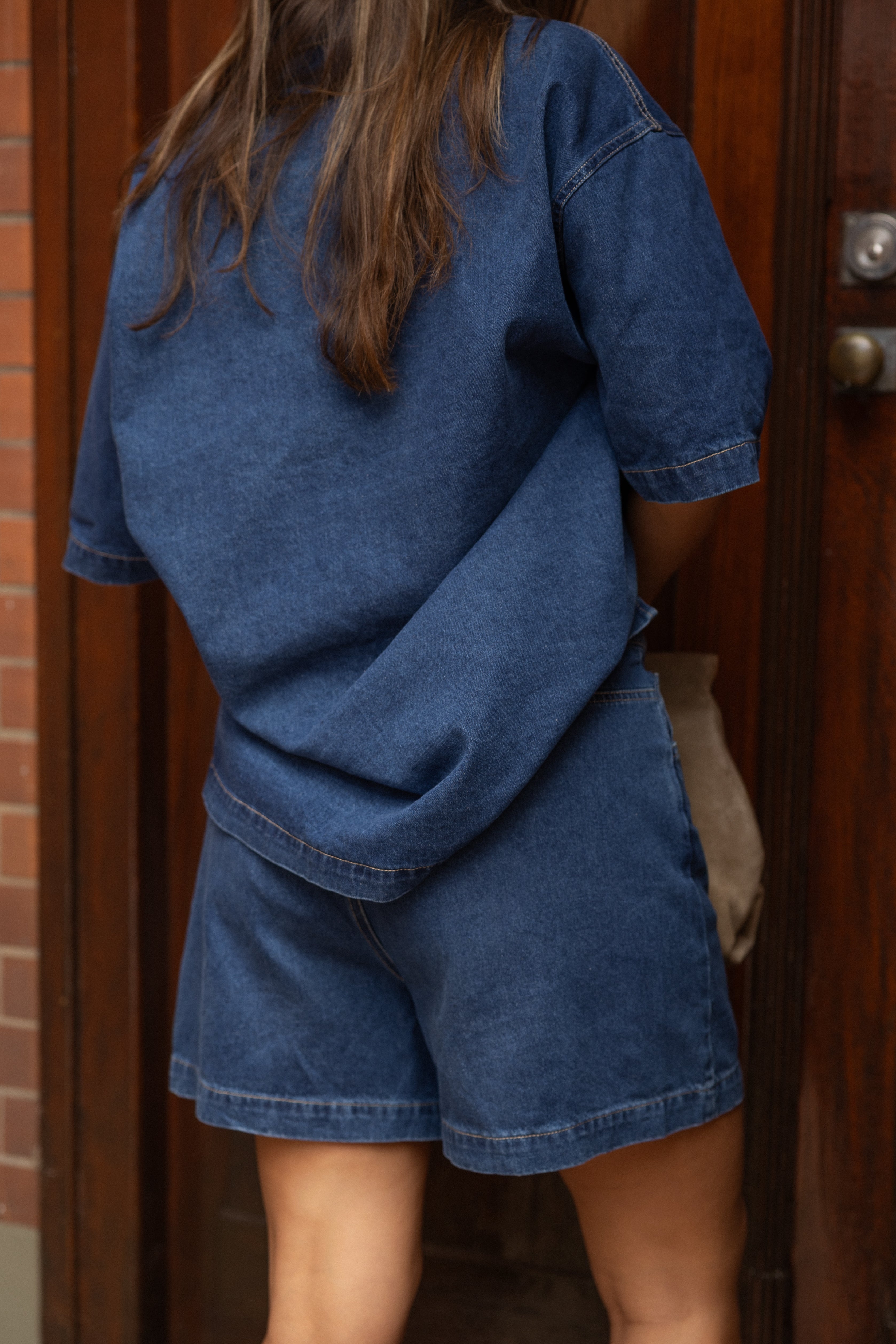 AVA SHORT DENIMBLUE