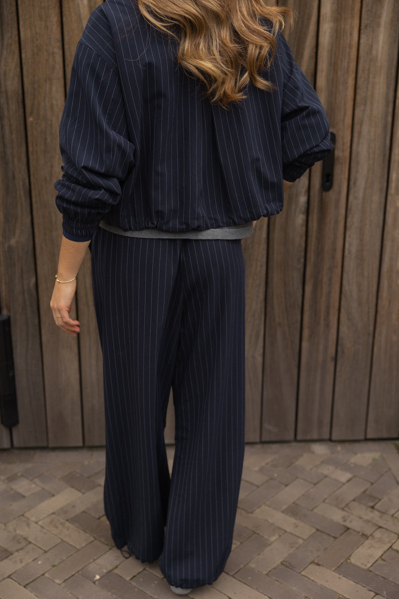KELLY PANTS STRIPED NAVY