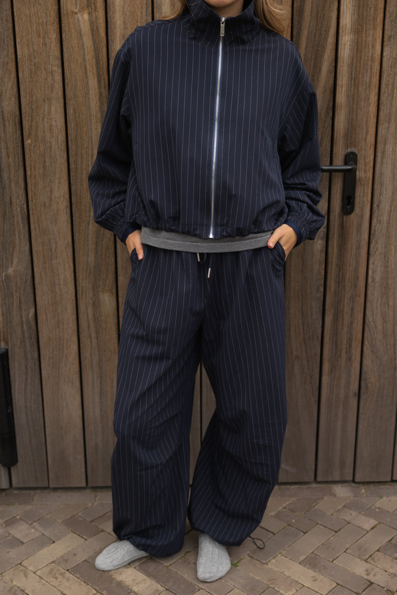 KELLY PANTS STRIPED NAVY