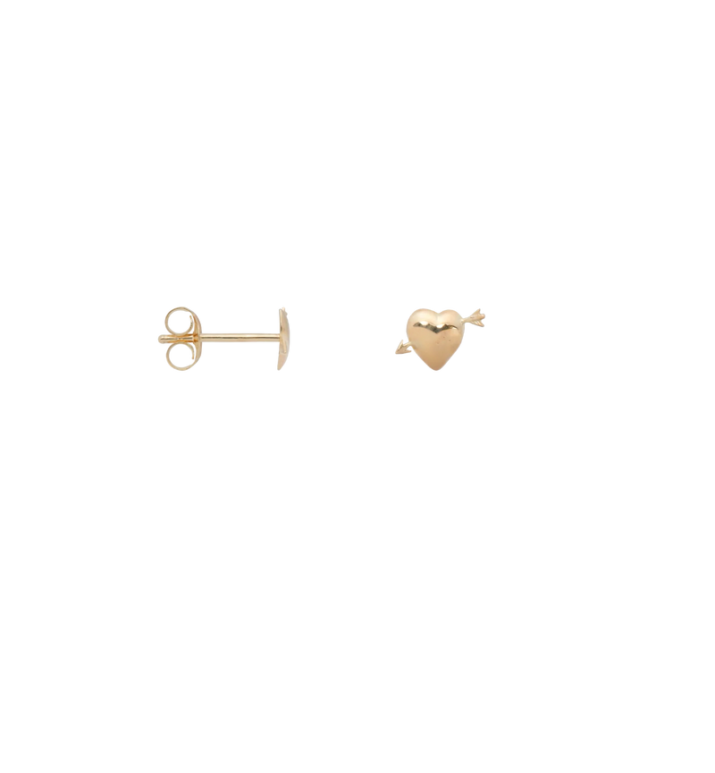 SINGLE CUPID STUD EARRING