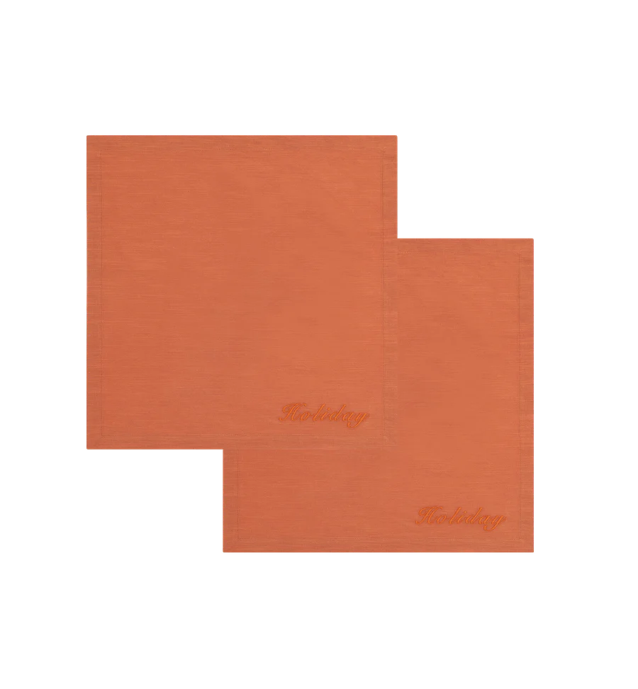 HOLIDAY NAPKIN SET OF 2