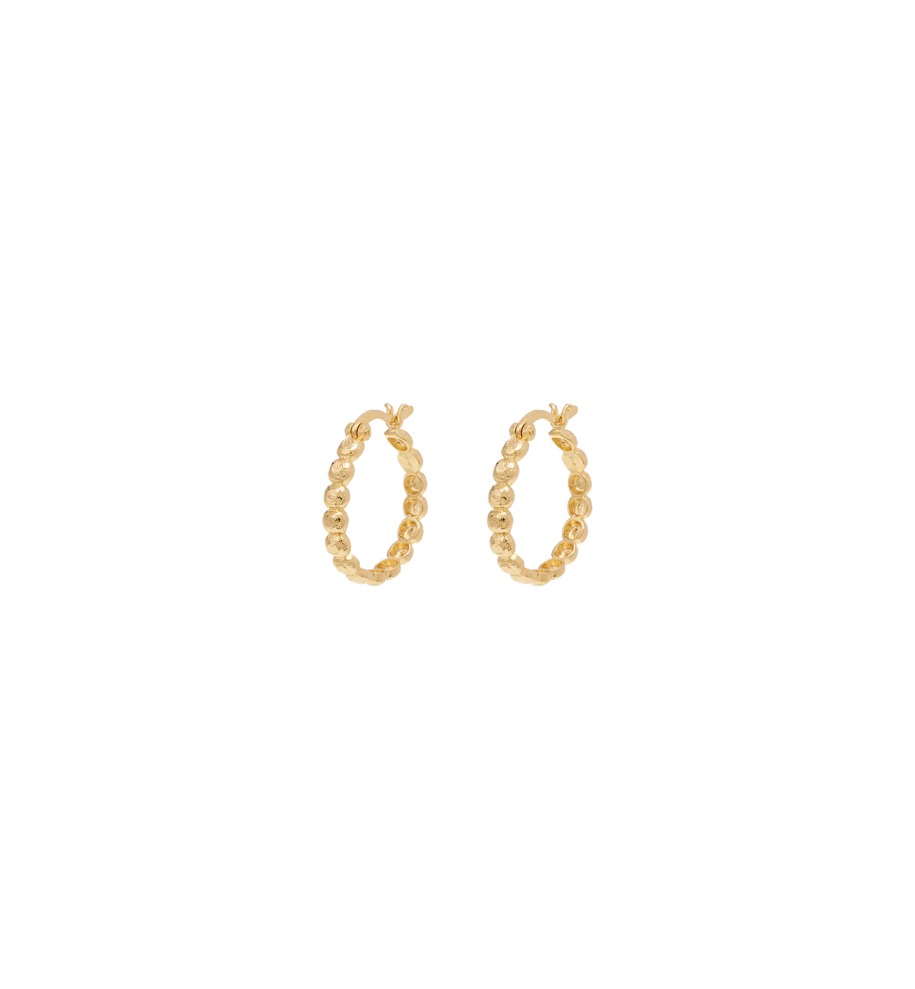 SMALL RELIC HOOP EARRINGS