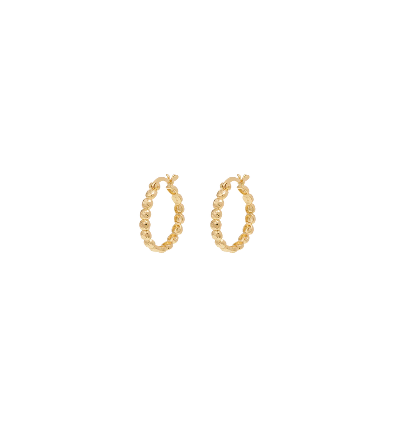 SMALL RELIC HOOP EARRINGS
