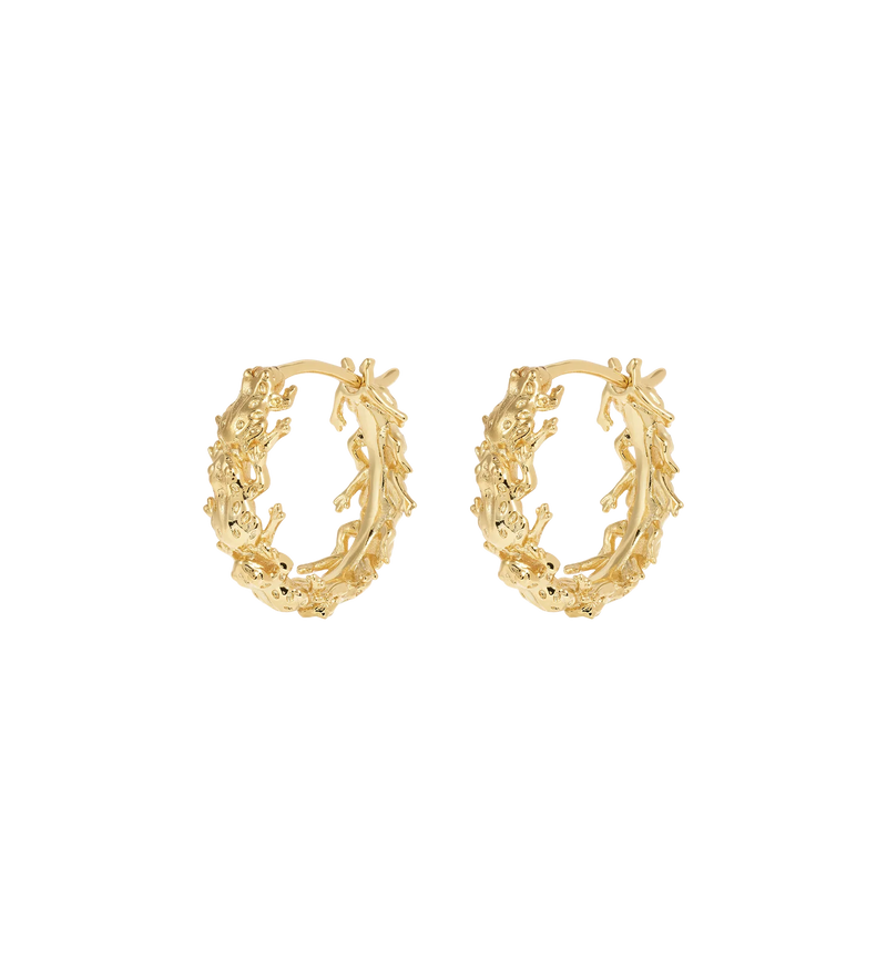 Froggies Hoop Earrings